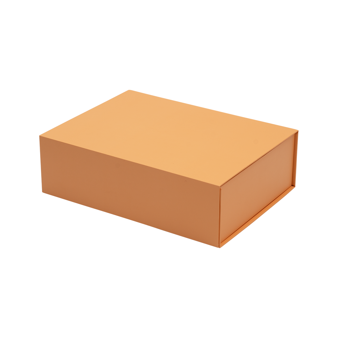 Hamilton Case Box 1 - Matt Pastel Peach Emboss Magnetic Closure - Sample