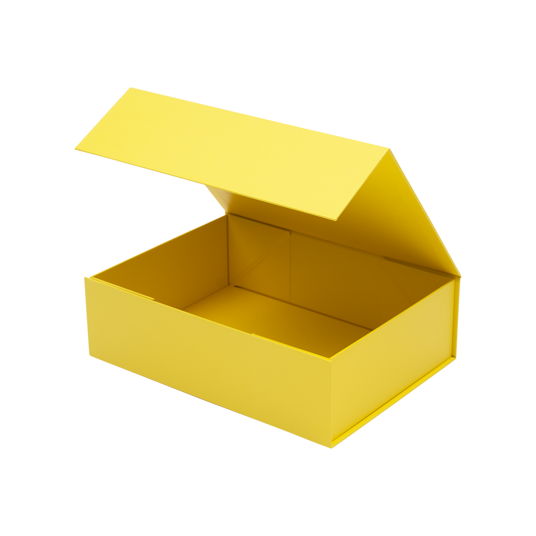 Hamilton Case Box 1 - Matt Pastel Yellow Emboss Magnetic Closure - Sample