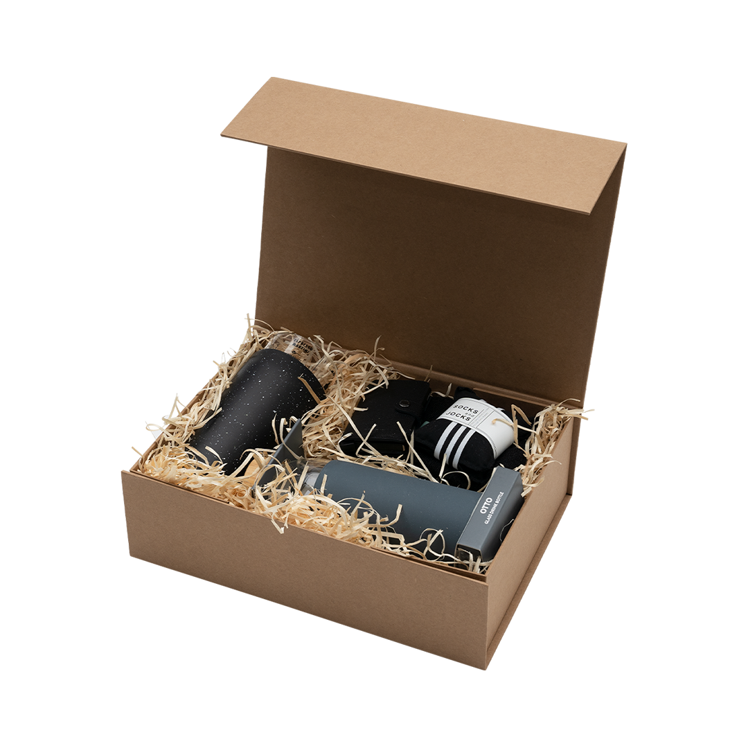 Hamilton Case Box 1 - Matt Kraft Magnetic Closure Custom Print