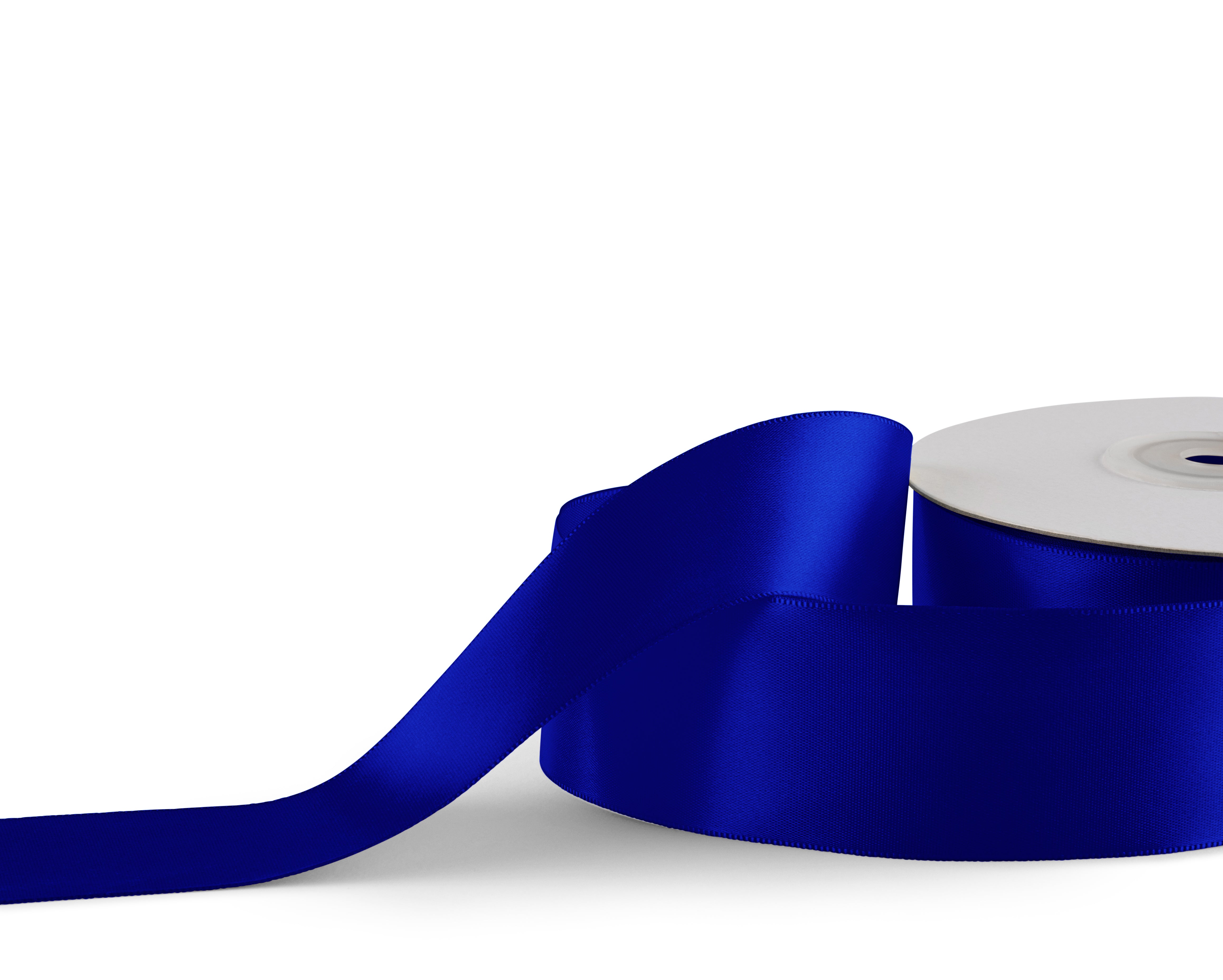 Premium single faced Satin Ribbon 38mm x 30m - Royal Blue