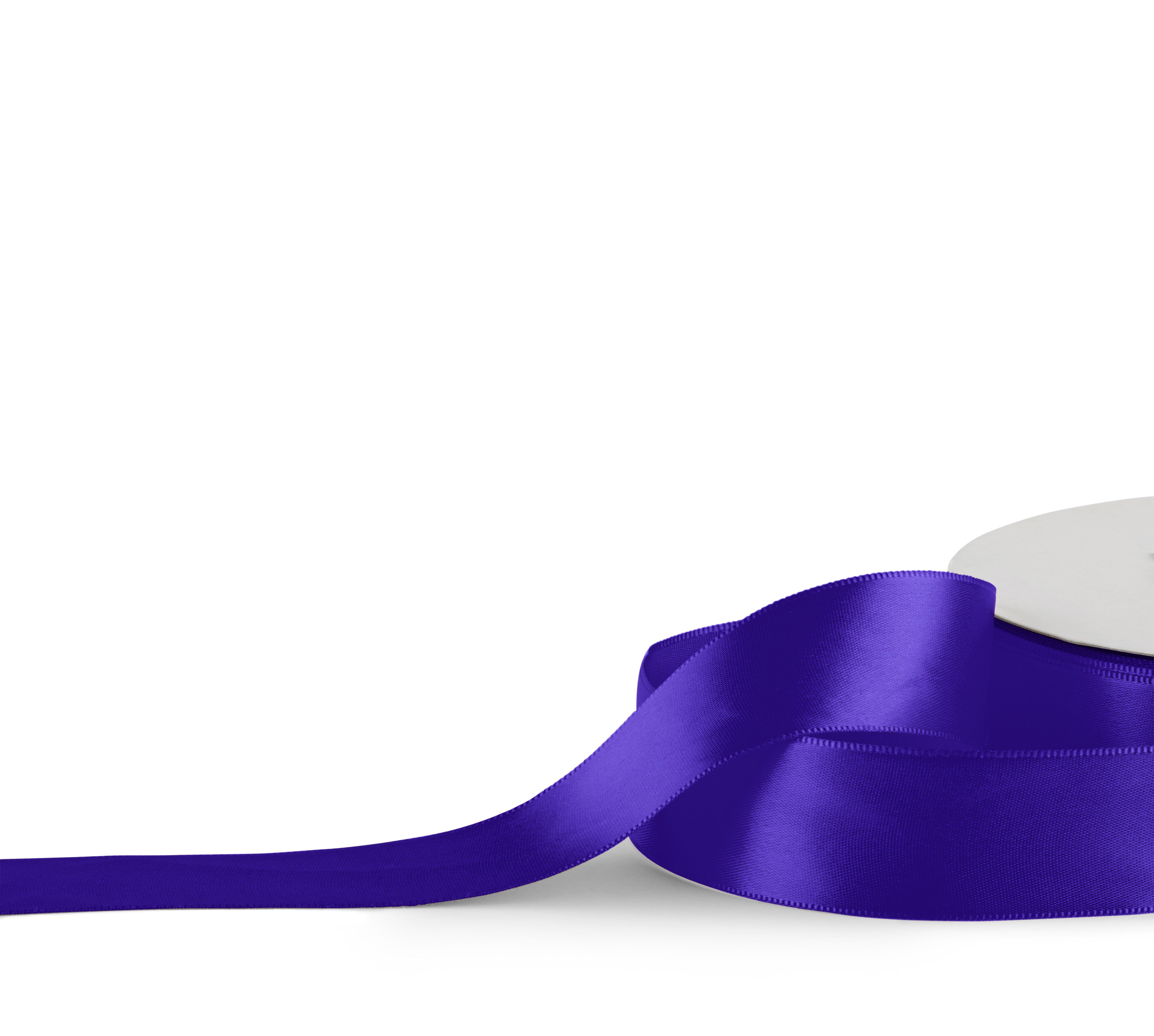 Premium single faced Satin Ribbon 25mm x 30m - Purple