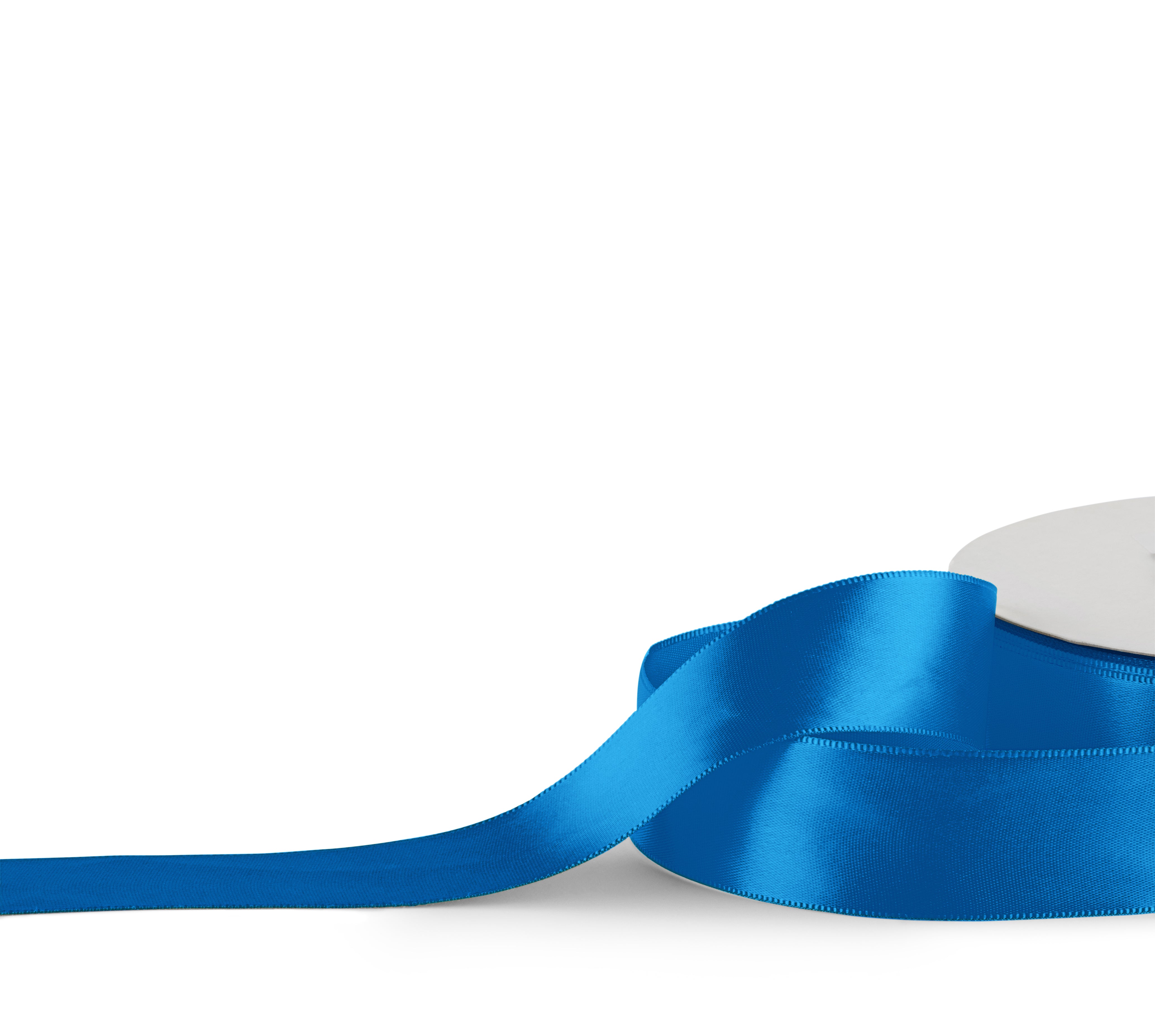 Premium single faced Satin Ribbon 25mm x 30m - Pale Blue