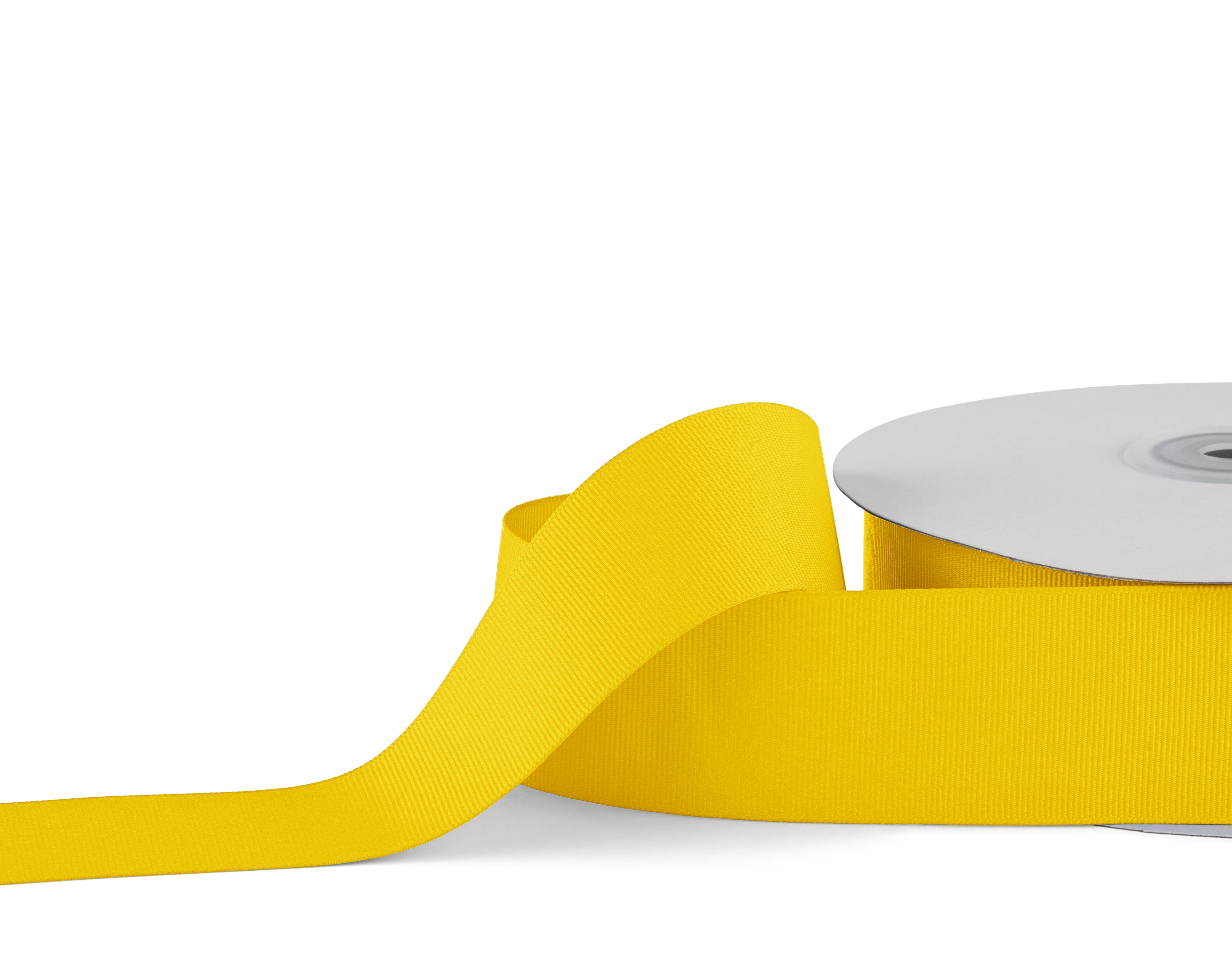 Premium Grosgrain Ribbon 38mm x 30m - Yellow