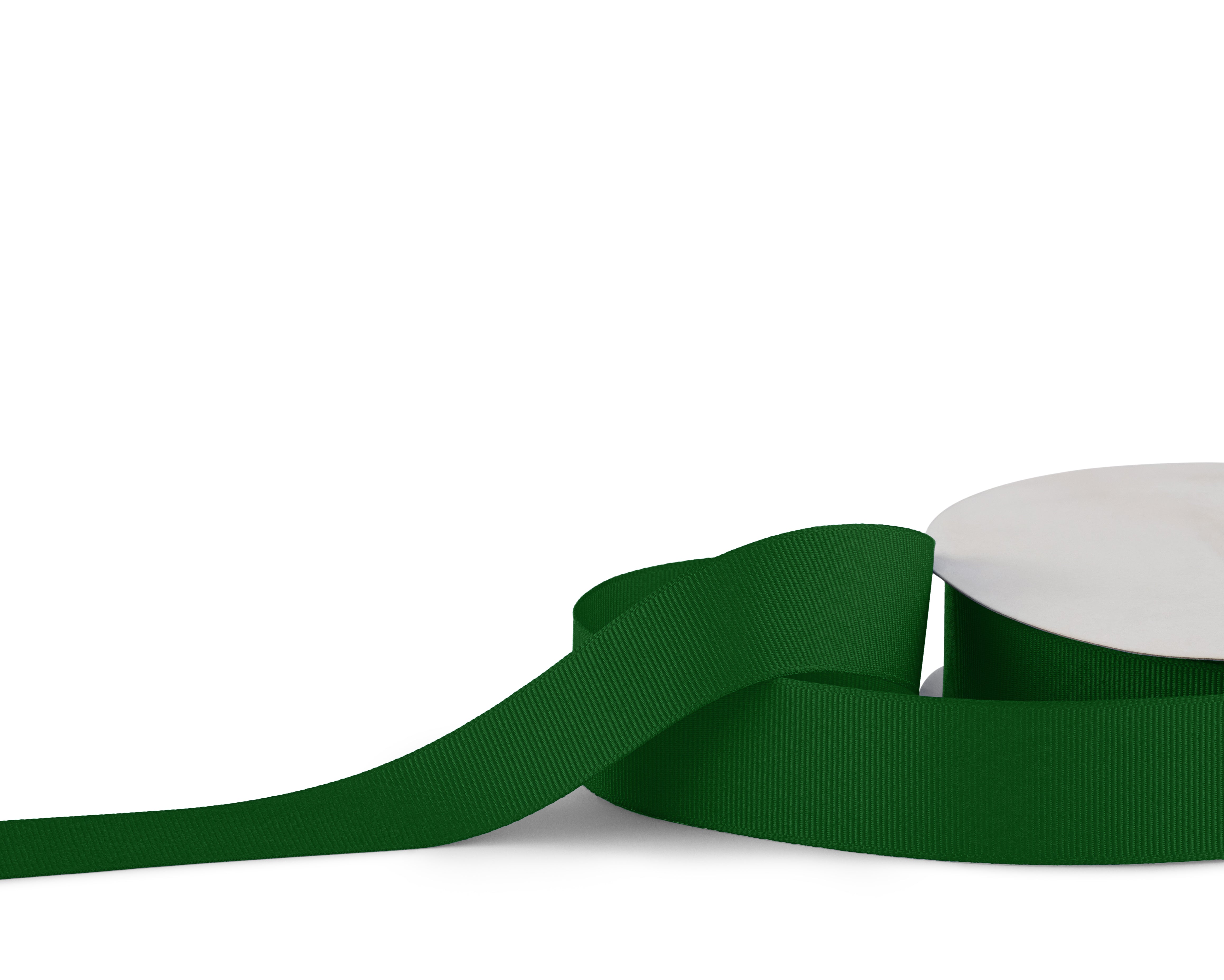 Premium Grosgrain Ribbon 25mm x 30m - Emerald Green