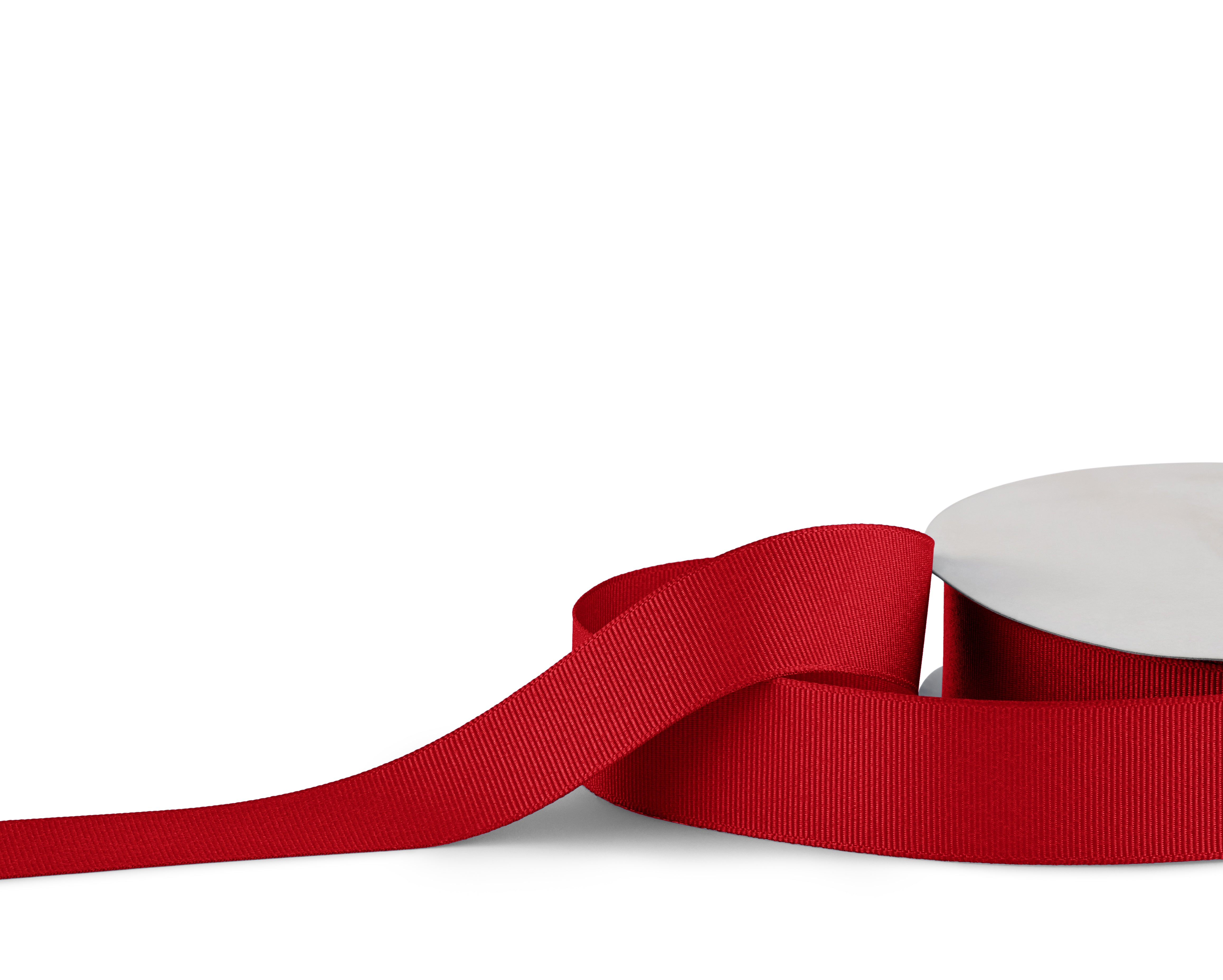 Premium Grosgrain Ribbon 25mm x 30m - Red