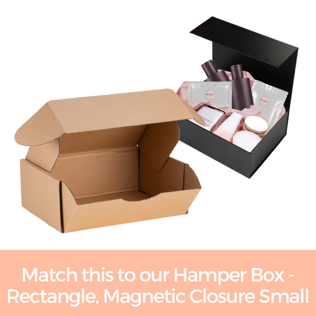 Postage Gift Box - Rectangle, Medium - Kraft