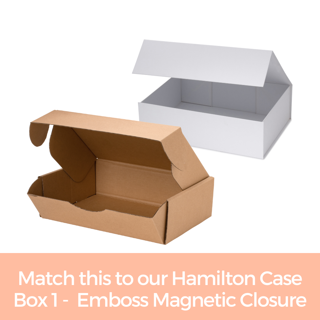 Postage Shipper Box – Hamilton 1 Rectangle - Kraft