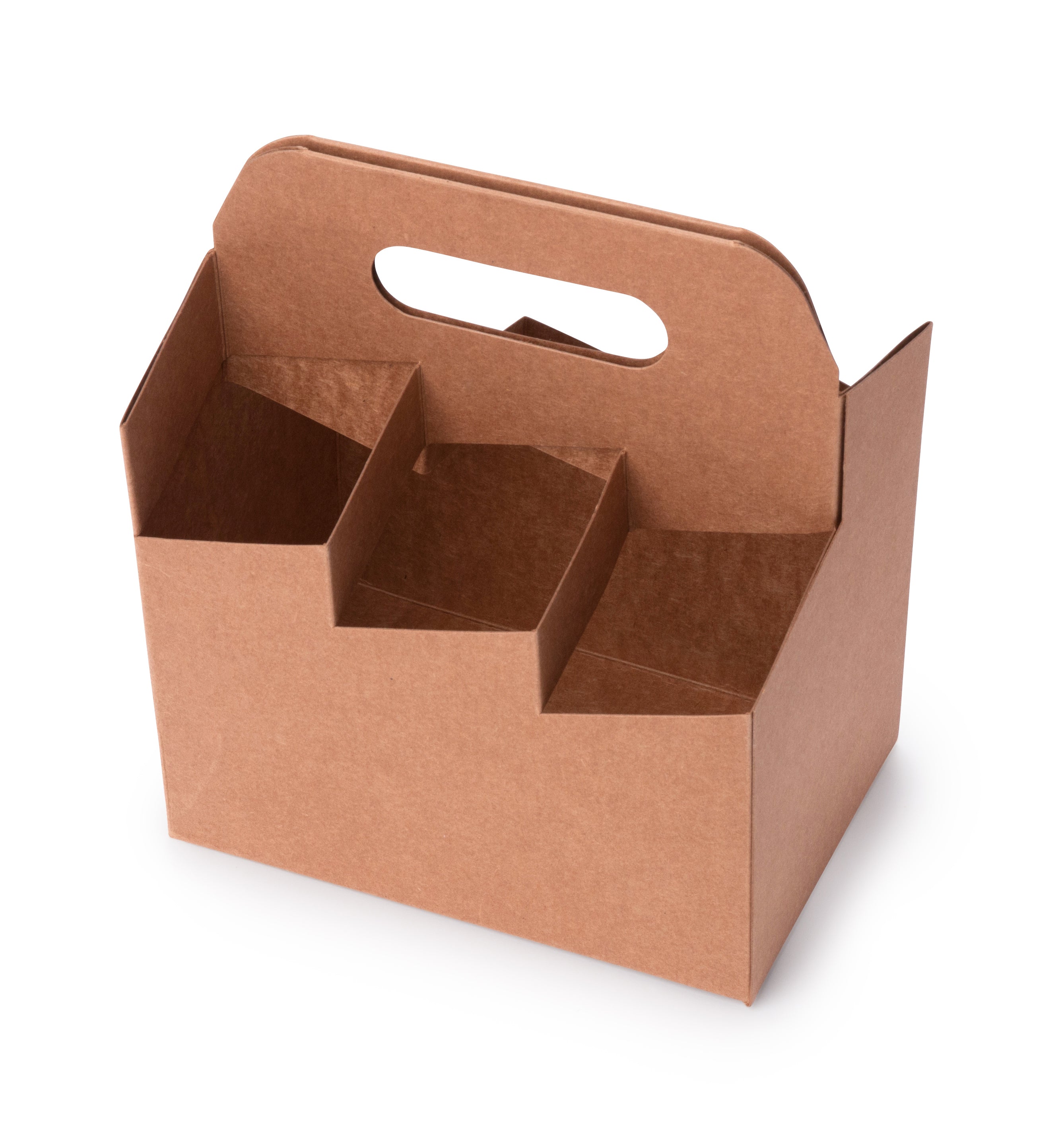 6 Pack Beer Carrier - Kraft - Sample