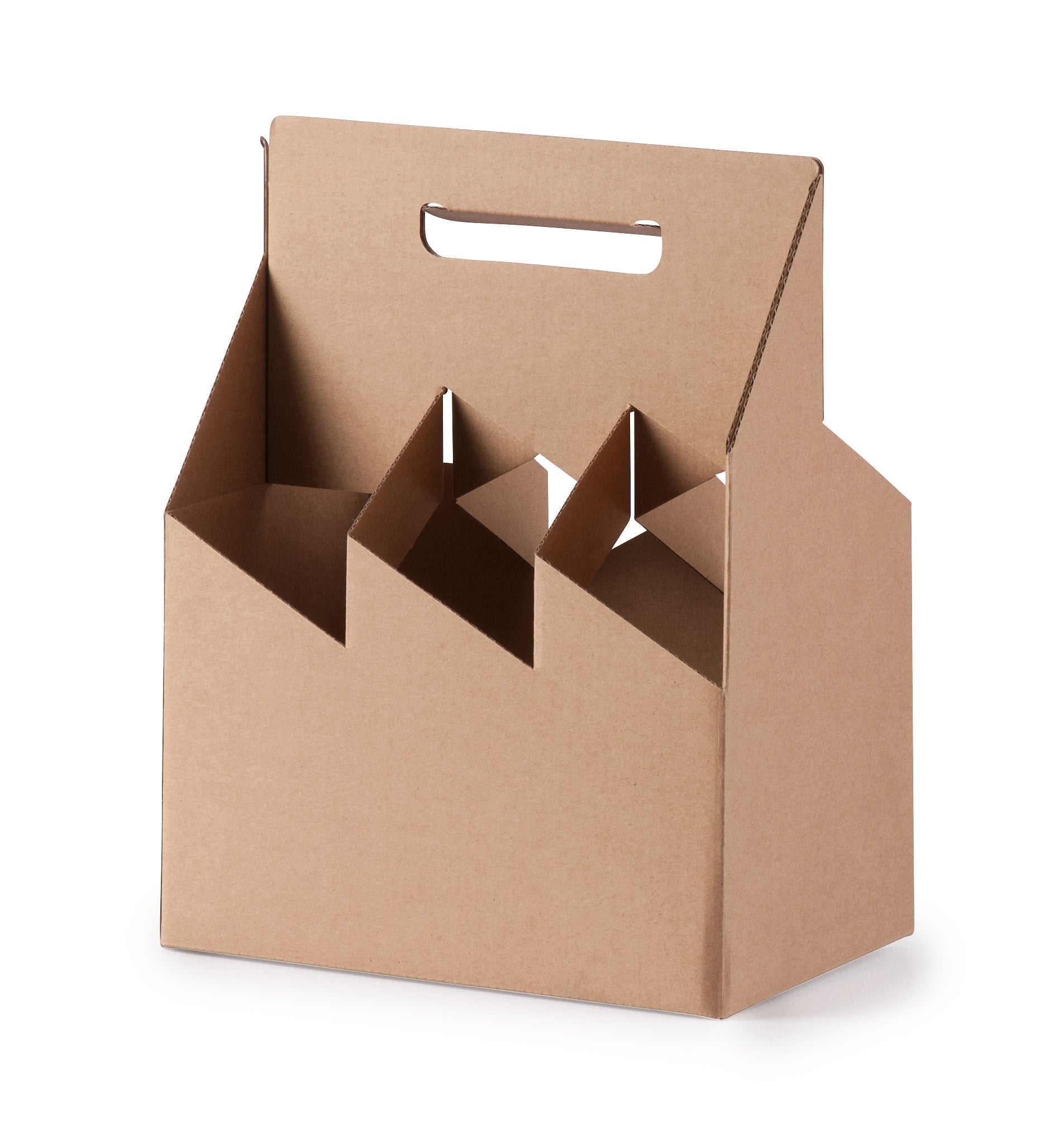 6 Bottle Wine Carrier - Kraft