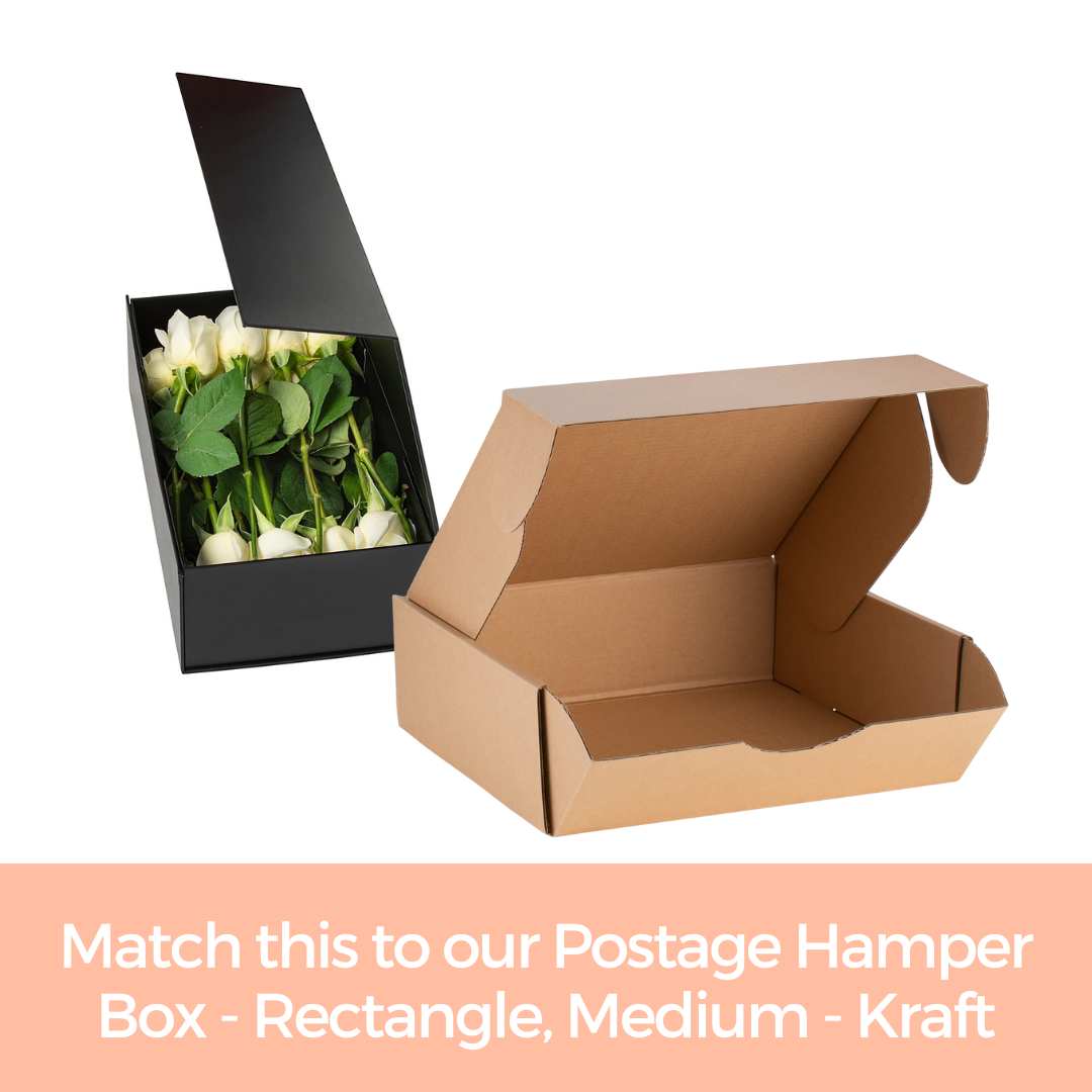 Hamper Box - Rectangle, Magnetic Closure Medium, Matt Black Custom Print
