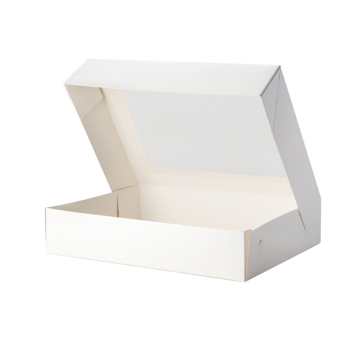 Cake & 12 Donut Window Box - White Gloss Artcard