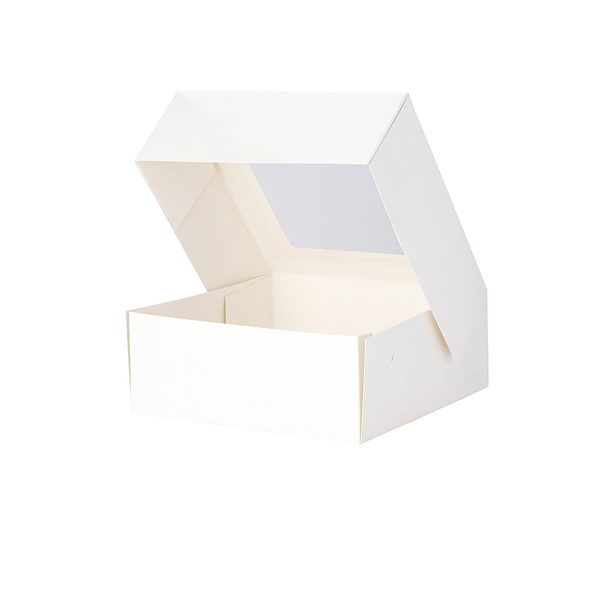 Cake & 4 Donut Window Box - White Gloss Artcard