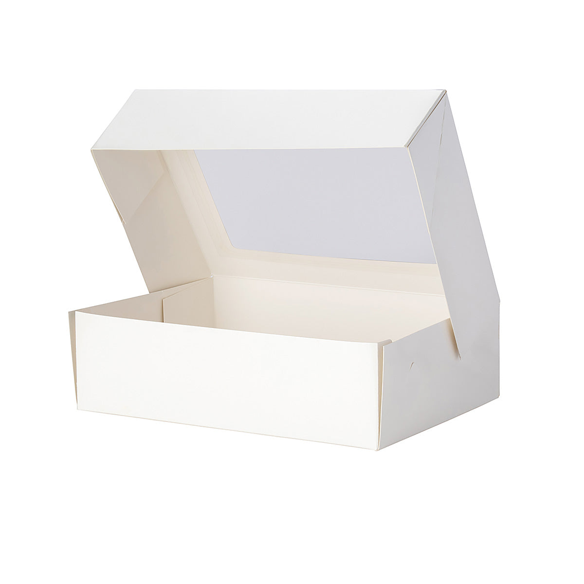 Cake & 6 Donut Window Box - White Gloss Artcard
