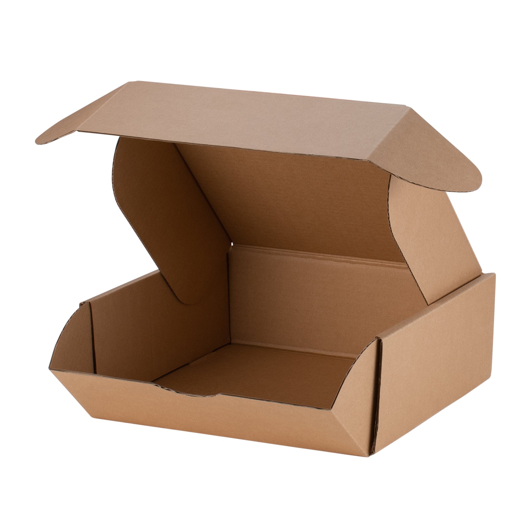 Postage Hamper Box - Square, Deep, Small - Kraft