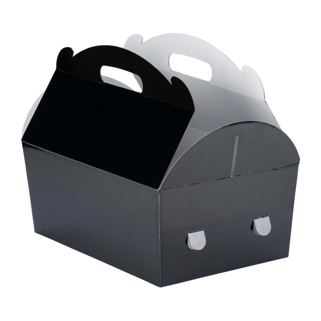 Catering Hamper Carry Box - Deep Large - Gloss Black
