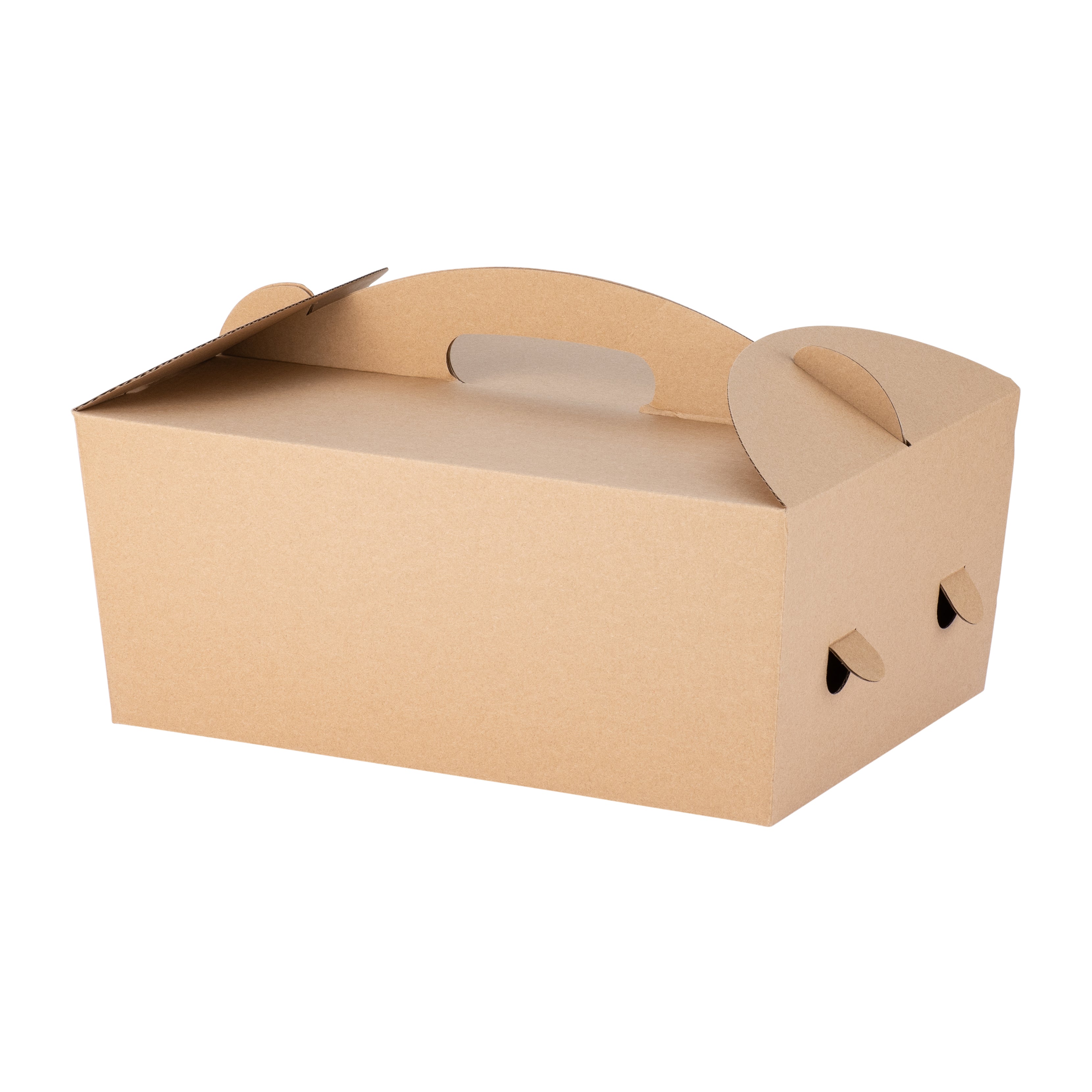 Catering Hamper Carry Box - Deep Large - Kraft