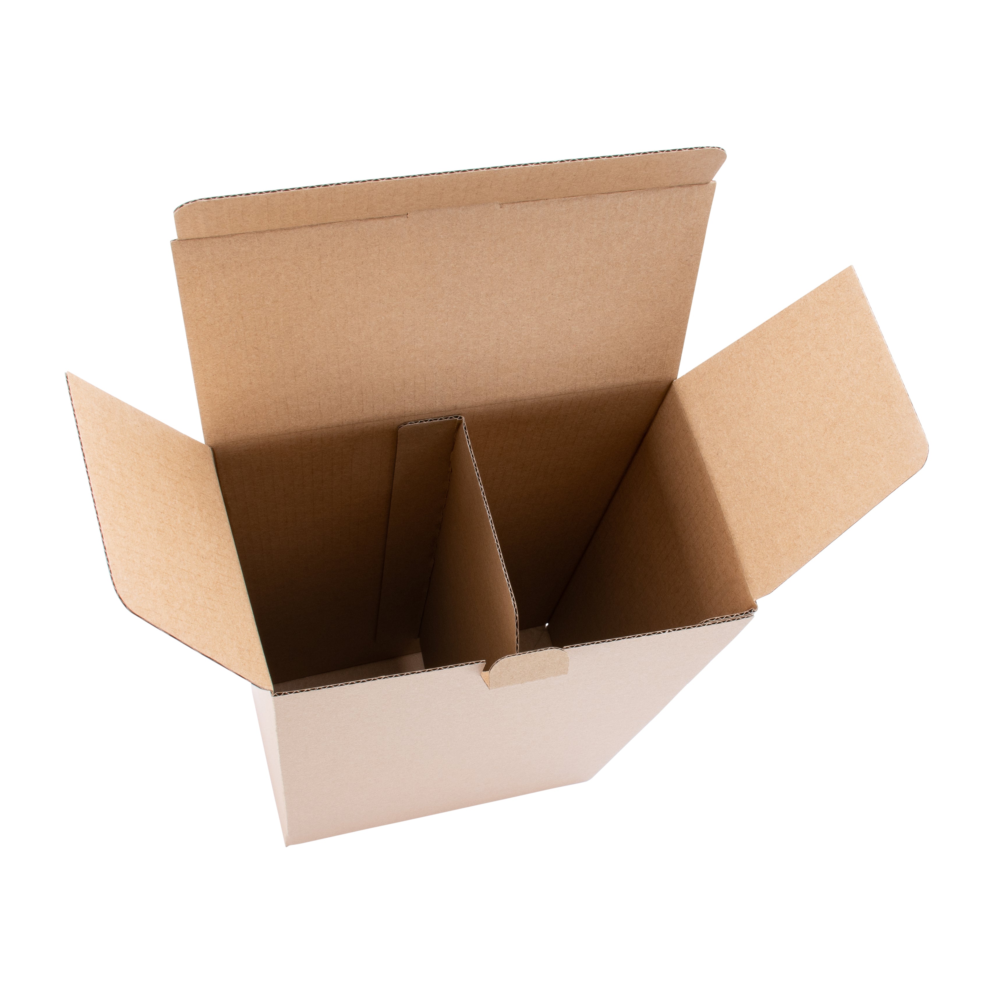 2 Bottle Wine Postage Box - Kraft