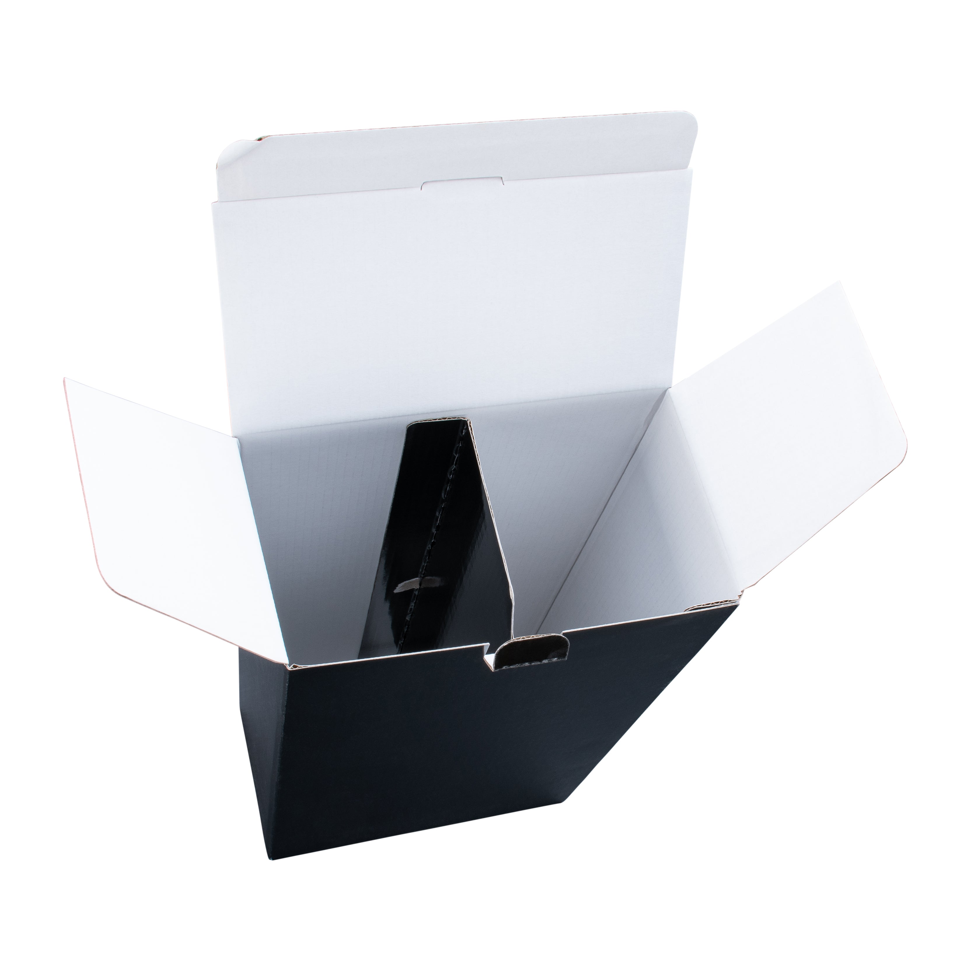 2 Bottle Wine Postage Box - Matt Black