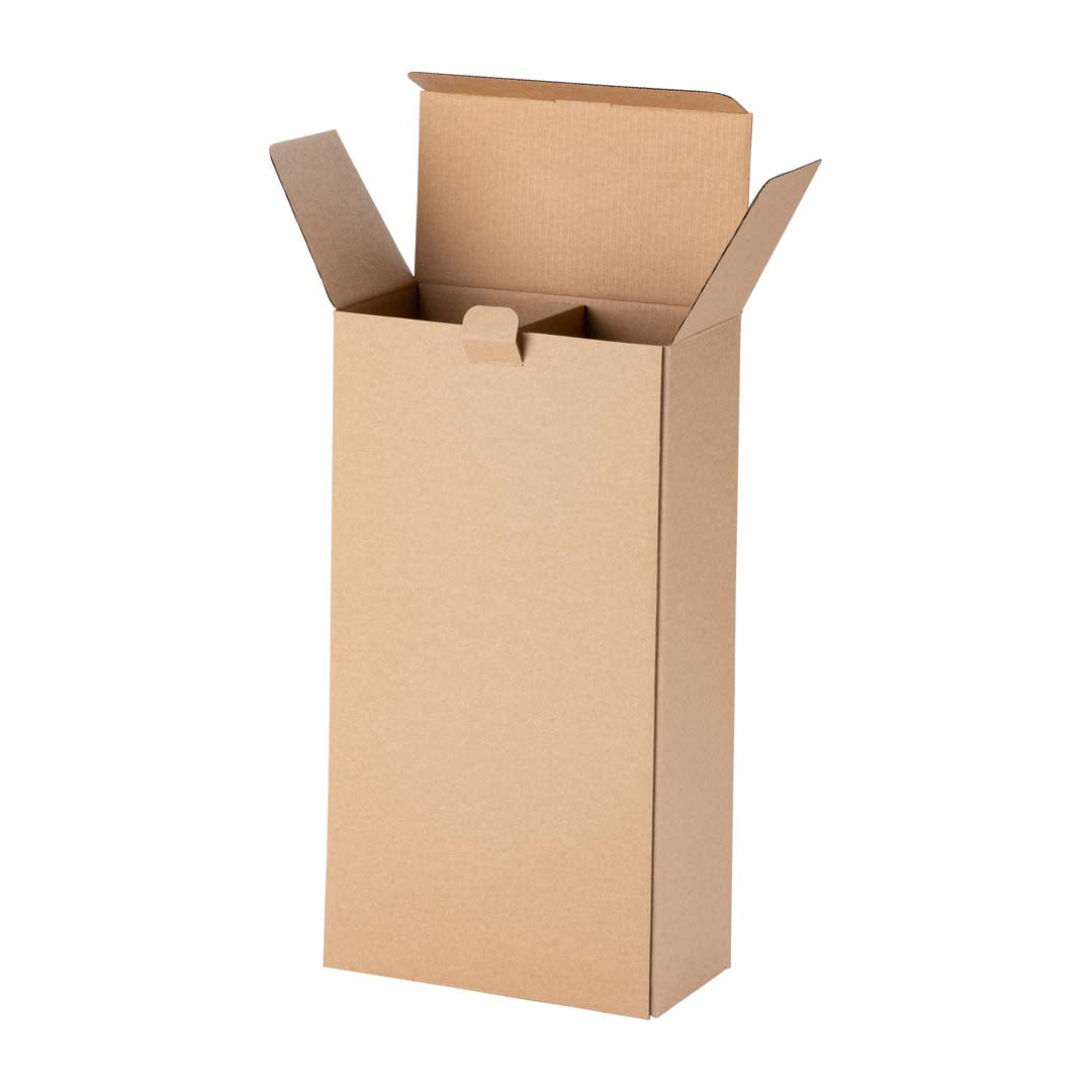 2 Bottle Wine Postage Box - Kraft