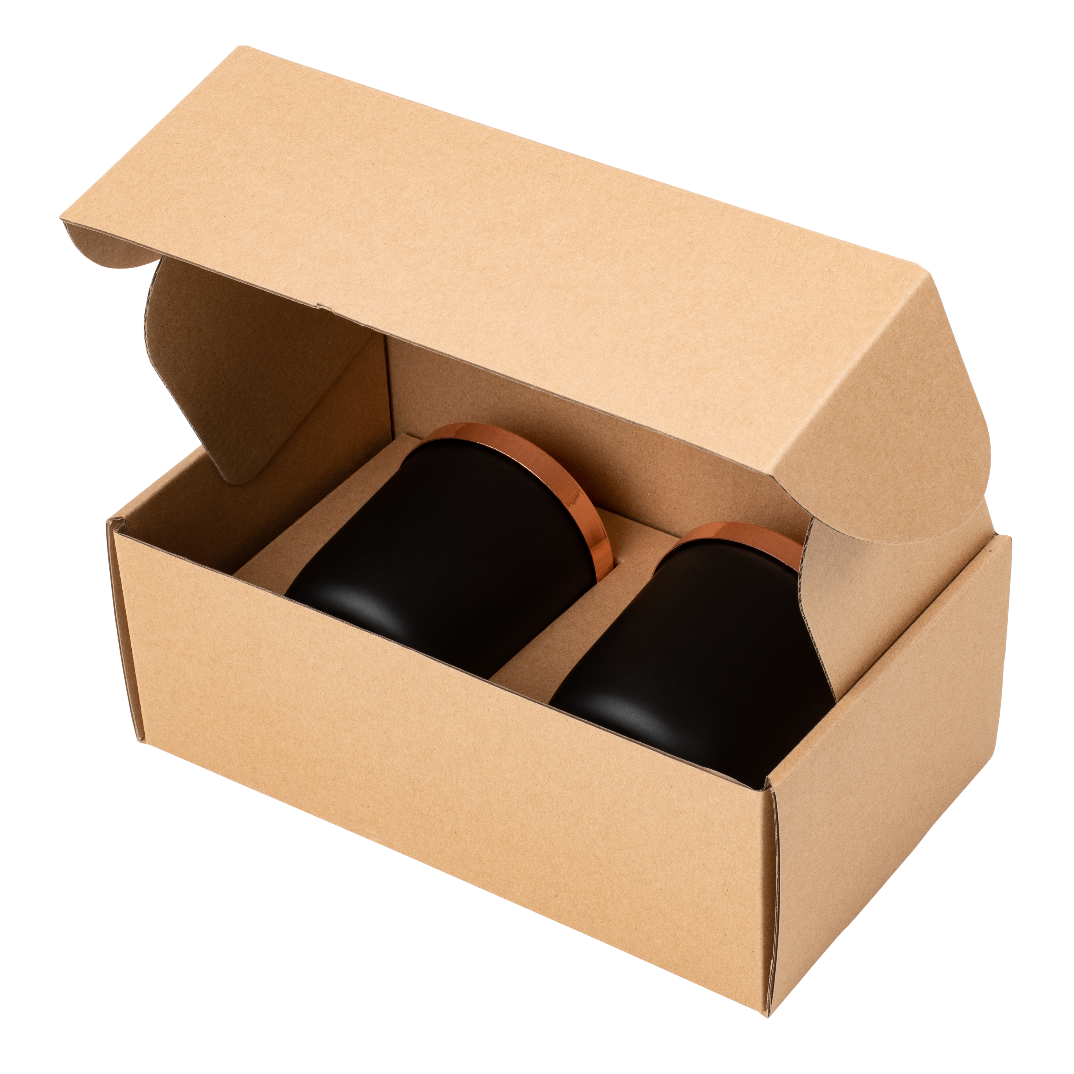 Gift Shipper Box – Candle Jar - Large Rectangle with Insert - Kraft