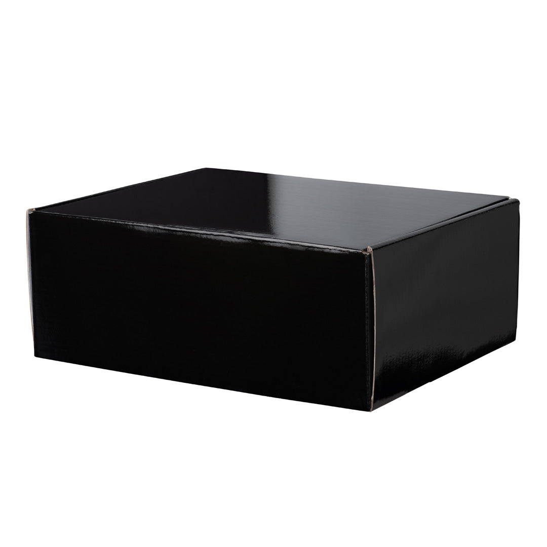 Gift Shipper Box - Medium Rectangle - Gloss Black