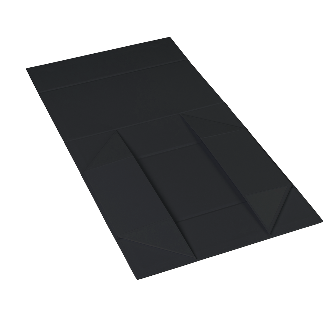 Wine Box - Two Bottle Insert, Magnetic Closure, Matt Black Custom Print