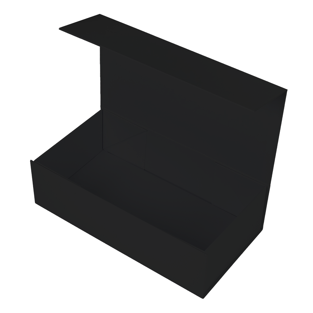 Wine Box - Two Bottle Insert, Magnetic Closure, Matt Black