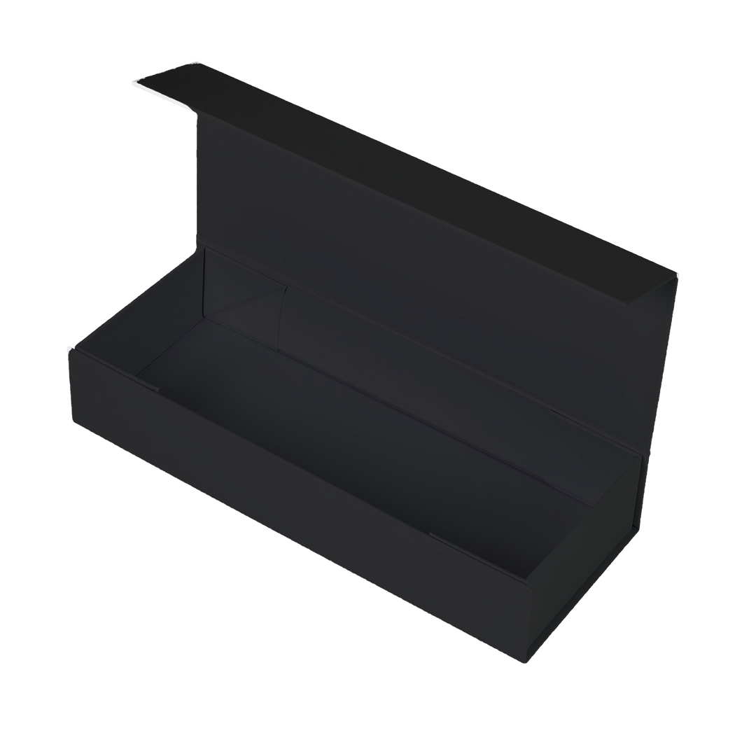 Gift Box - Rectangle Slim, 24 Macaron, Magnetic Closure, Matt Black
