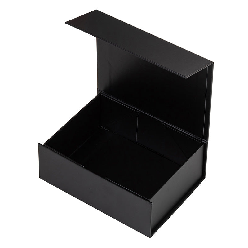 Gift Box - Rectangle Slim, 12 Macaron, Magnetic Closure, Matt Black