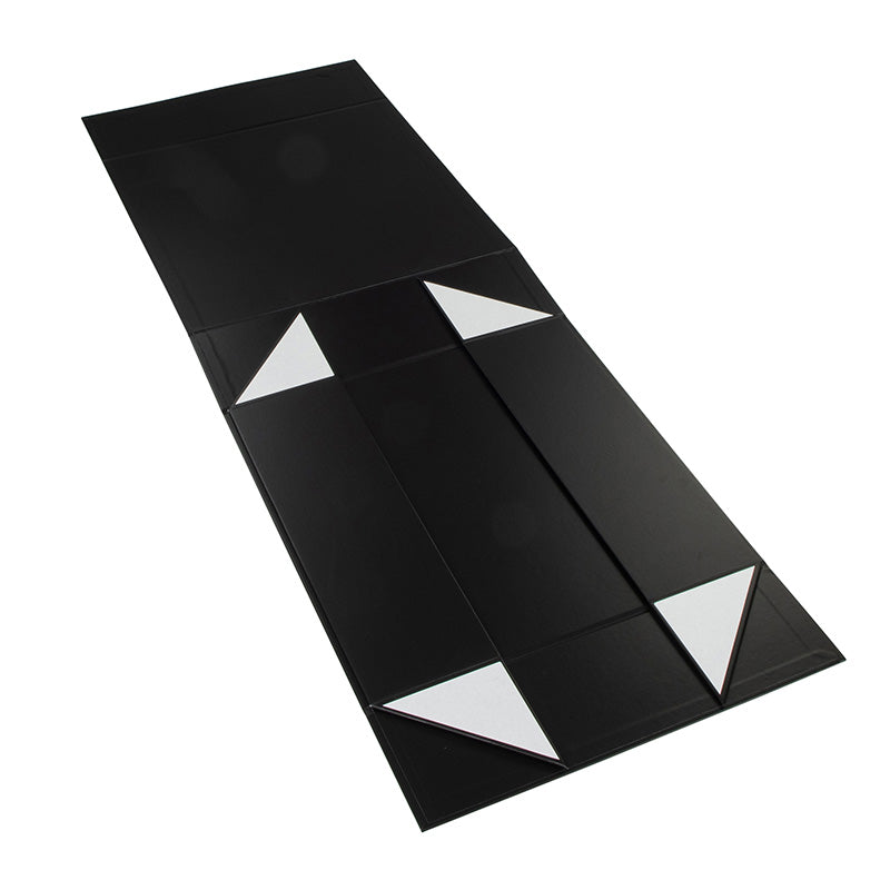 Gift Box Square Slim - Magnetic Closure Medium, Matt Black Custom Print