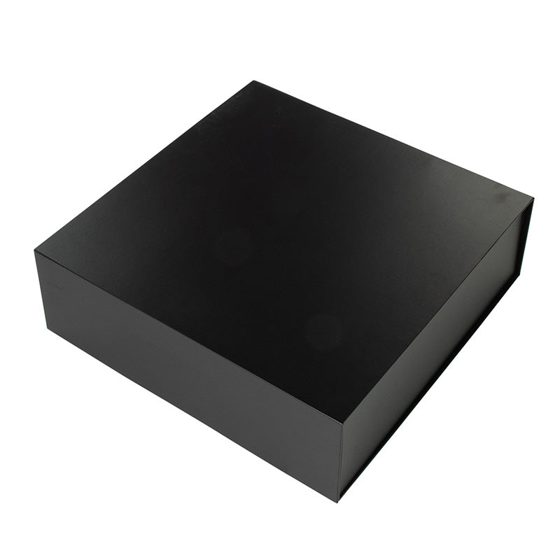 Gift Box Square Slim - Magnetic Closure Small, Matt Black