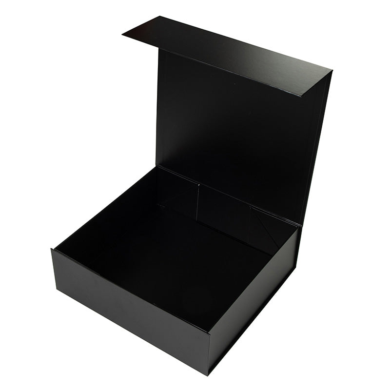 Hamper Box - Rectangle, Magnetic Closure Large, Matt Black