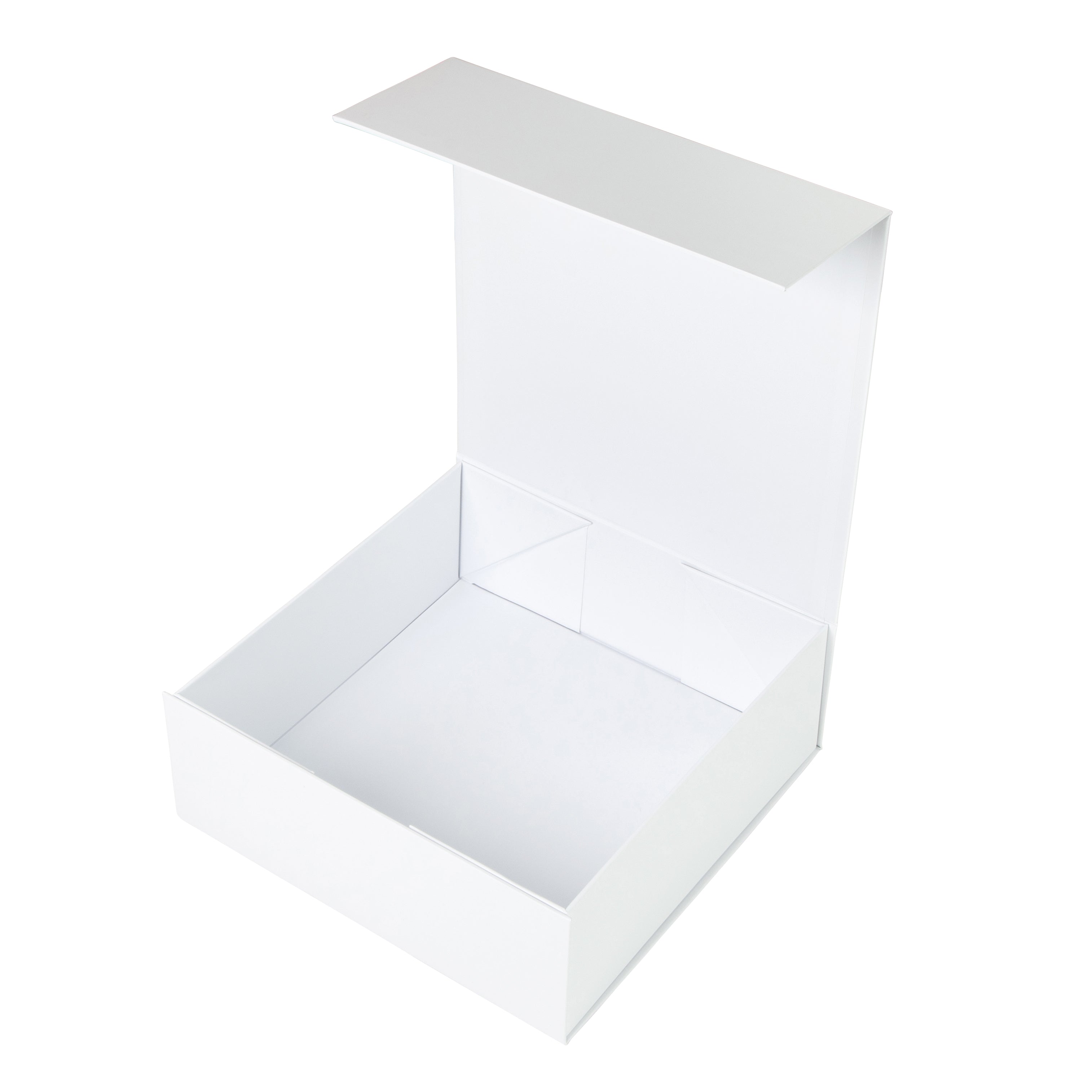 Gift Box Square Slim - Magnetic Closure Medium, Matt White