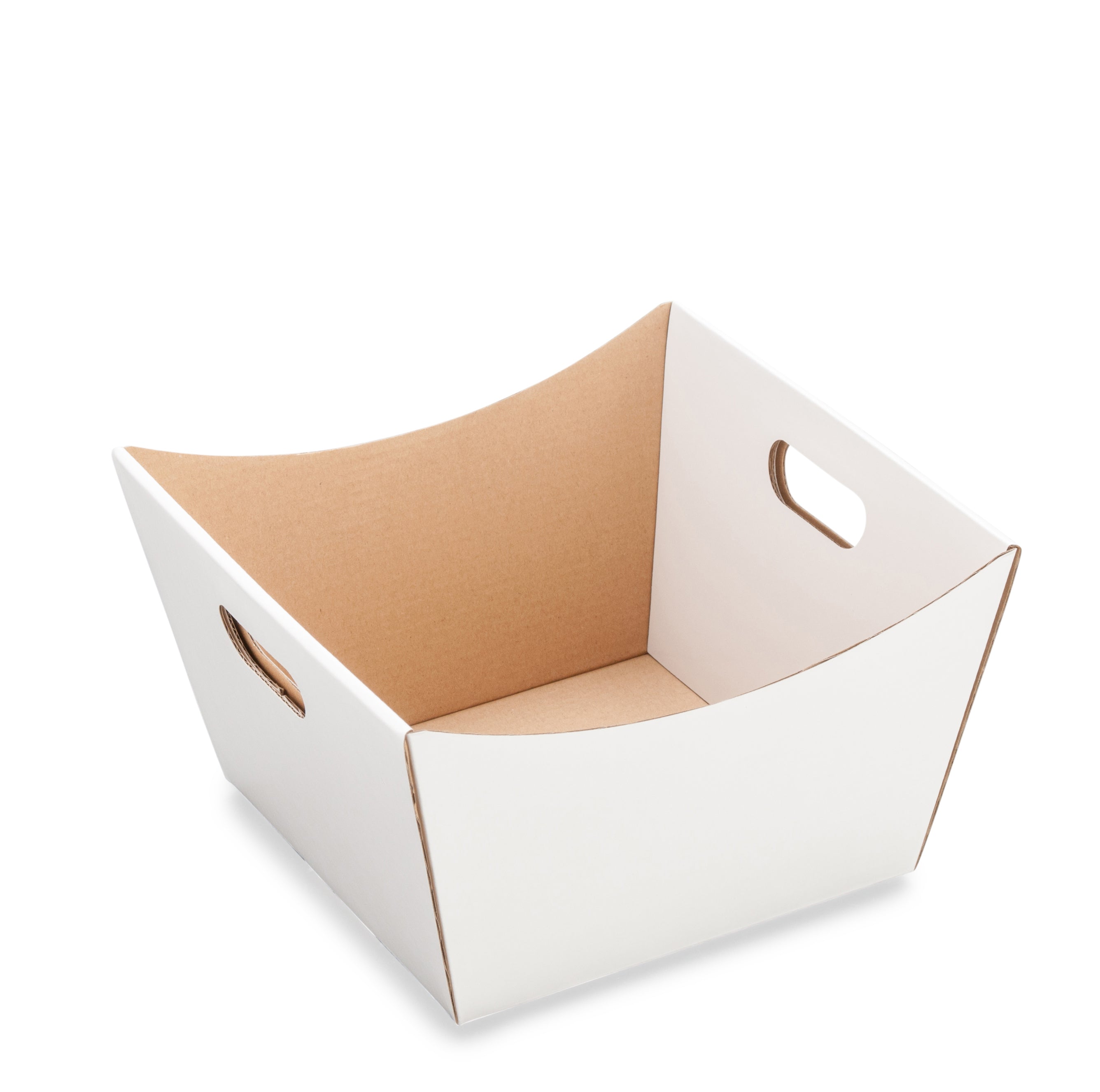 Medium Deluxe Hamper Tray - Gloss White