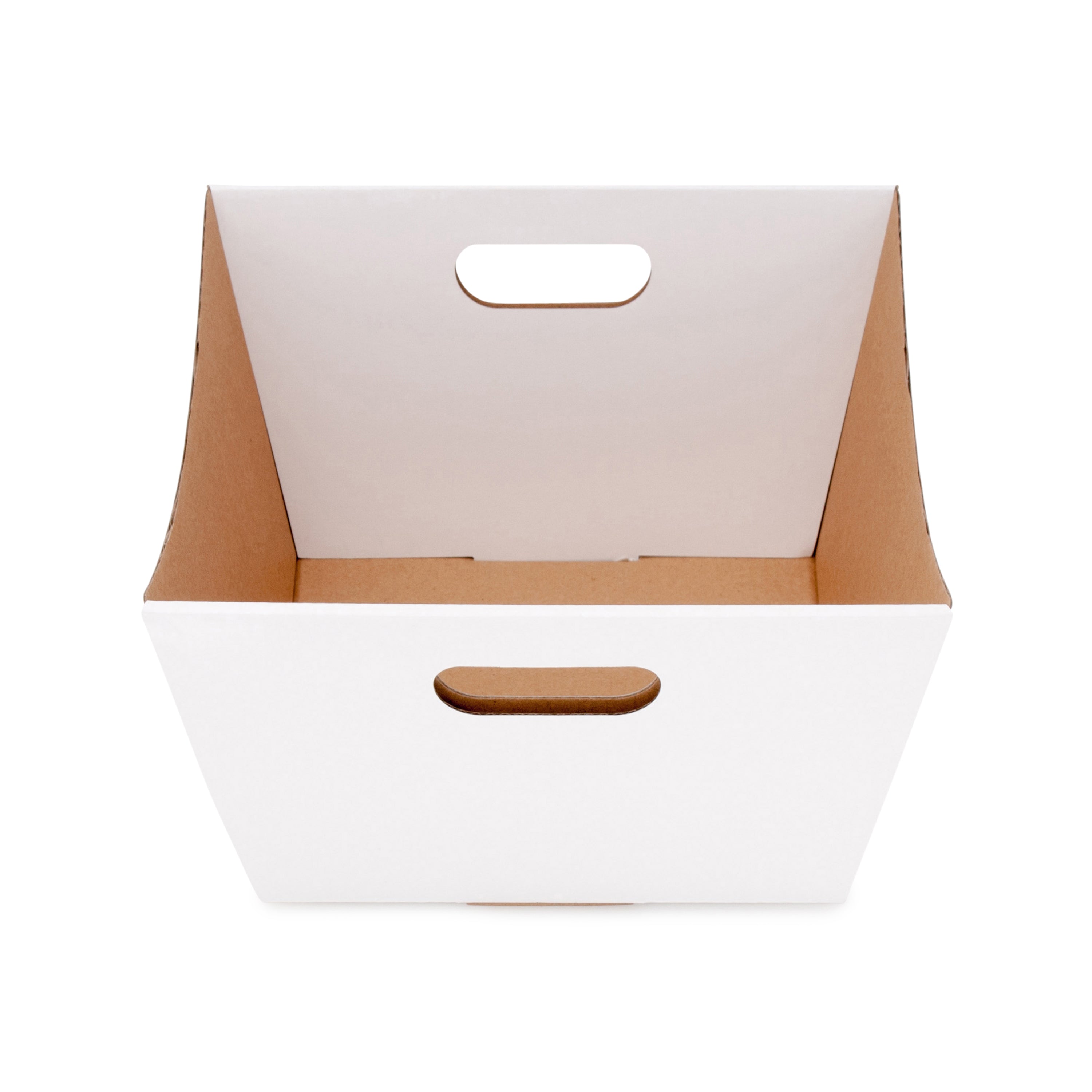 Medium Deluxe Hamper Tray - Gloss White - Sample