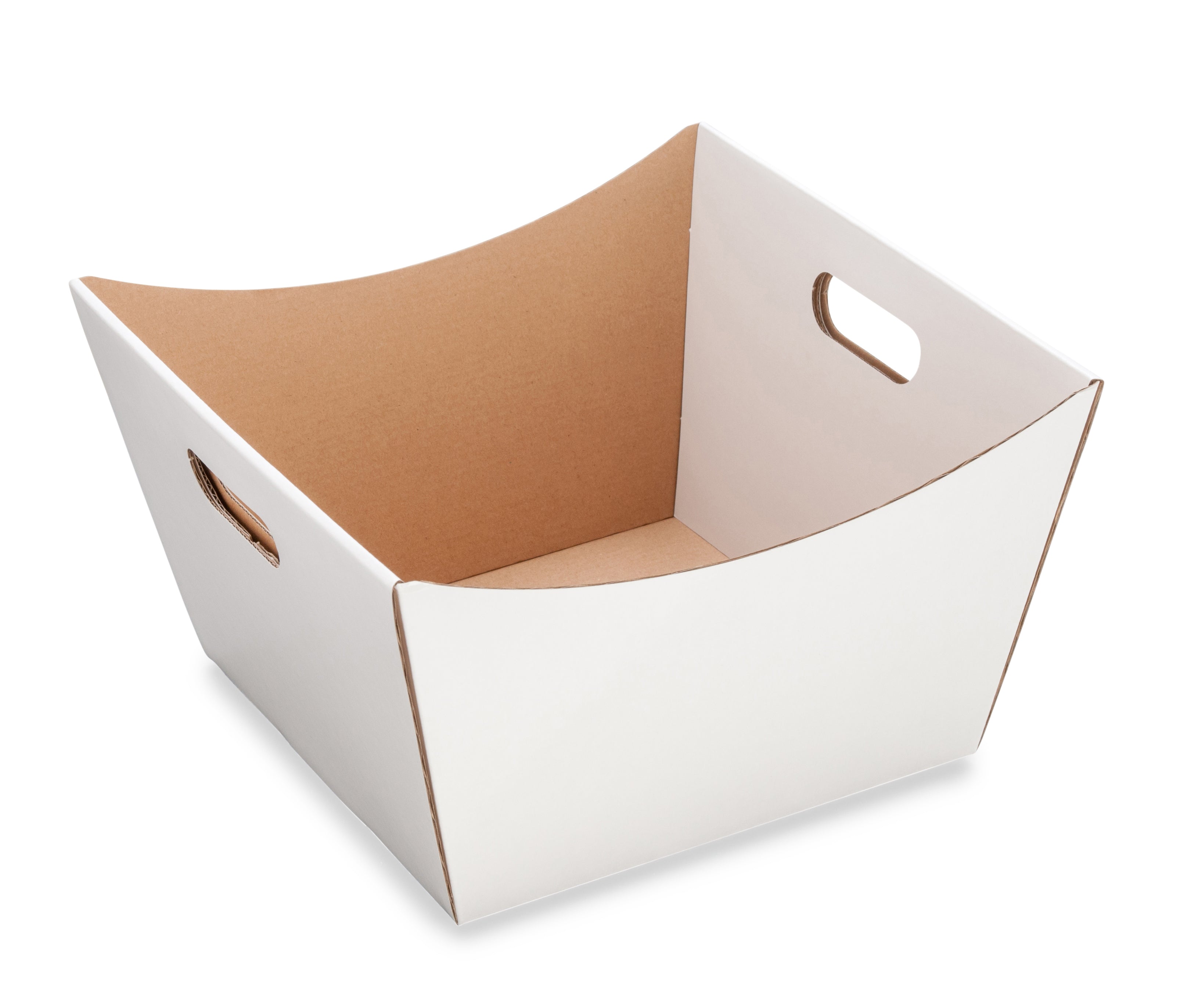 Large Deluxe Hamper Tray - Gloss White