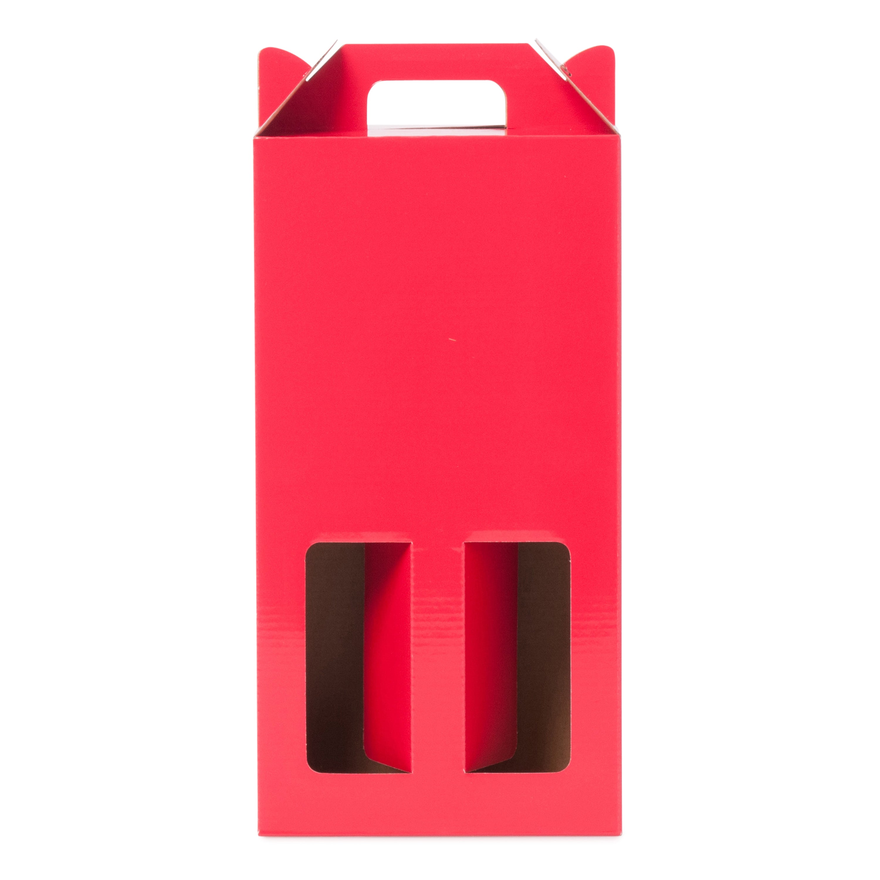 Double Wine Box - Gloss Red