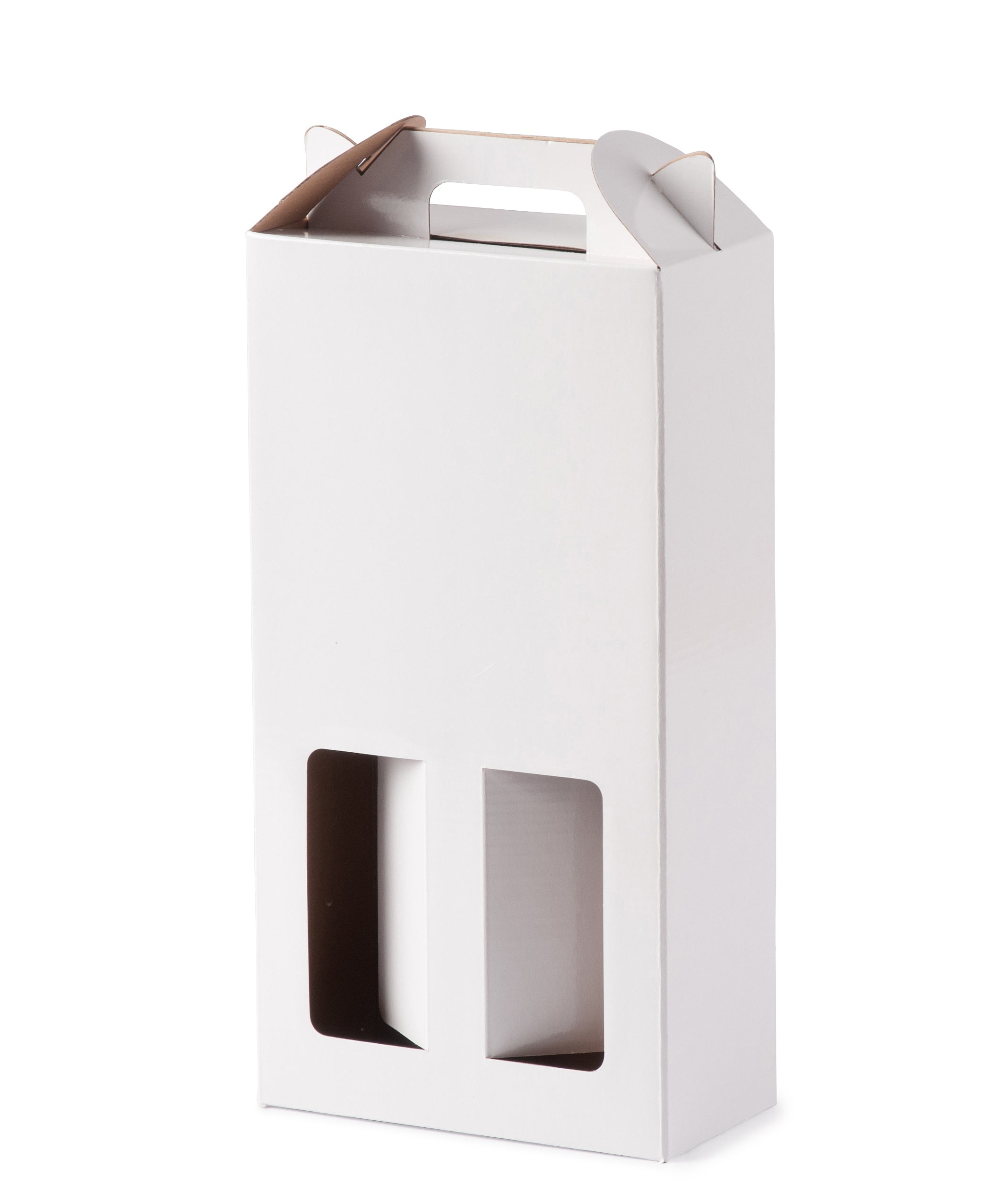 Double Wine Box - Gloss White