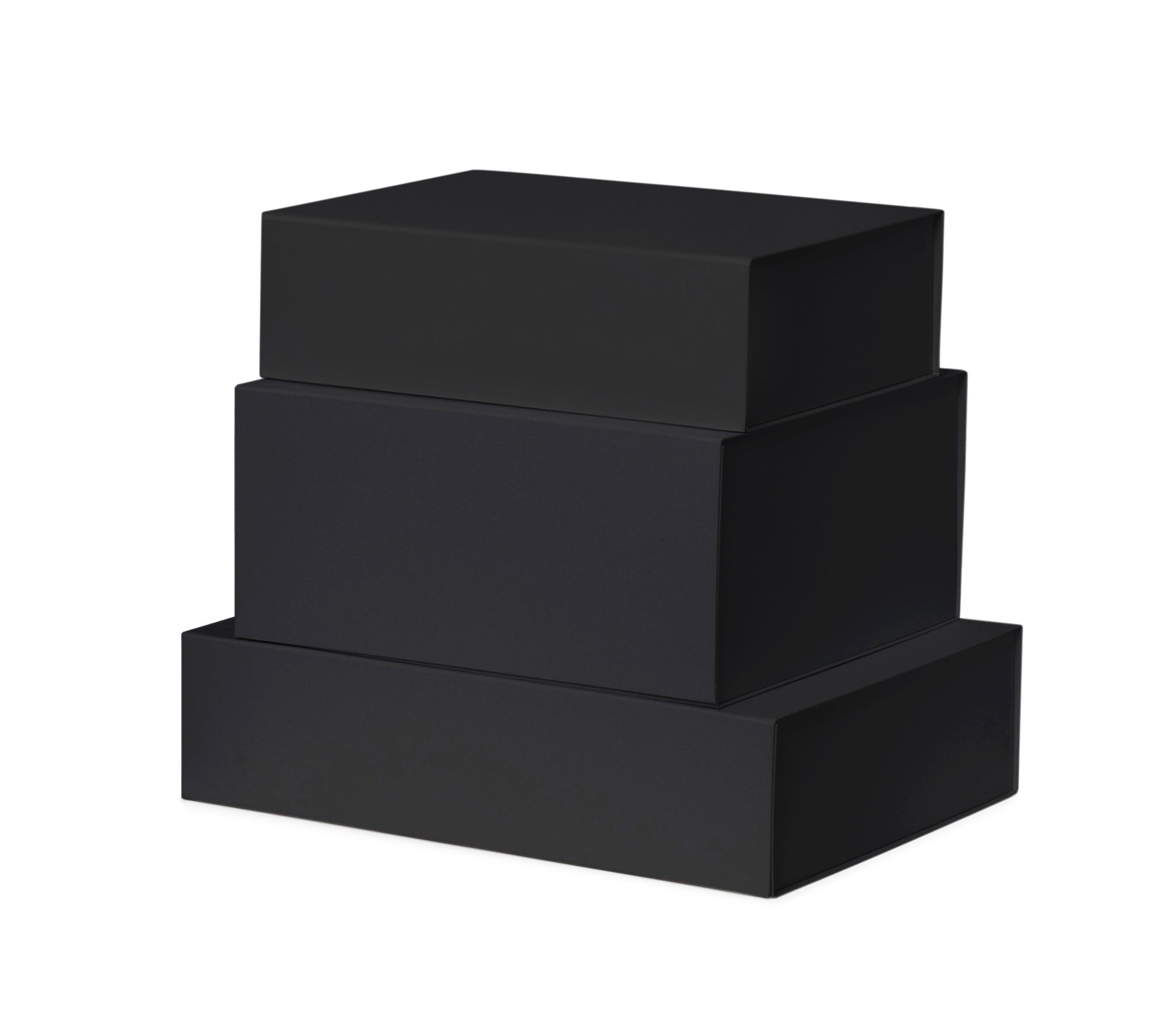 Hamilton Case Box 3 - Matt Black Emboss Magnetic Closure Custom Print