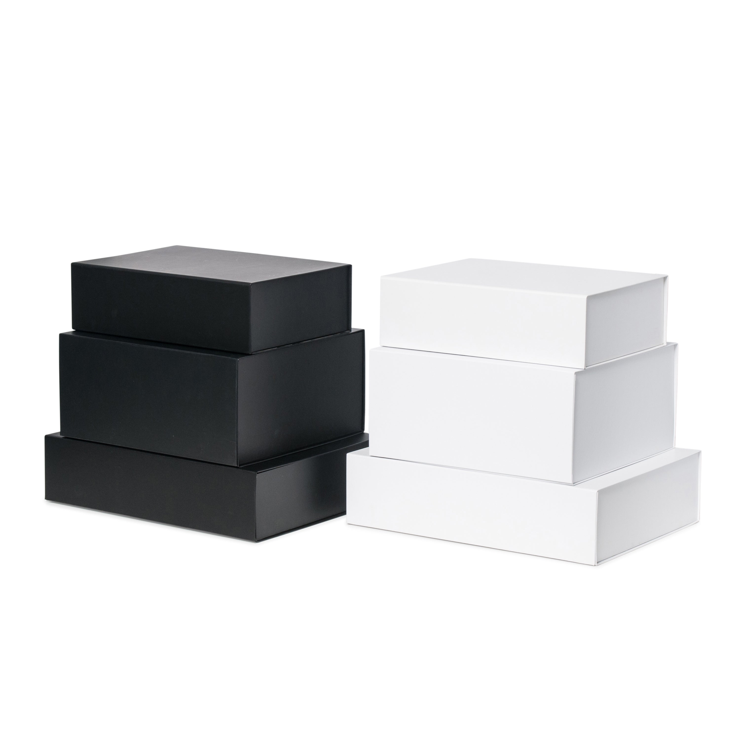 Hamilton Case Box 2 - Matt White Emboss Magnetic Closure Custom Print