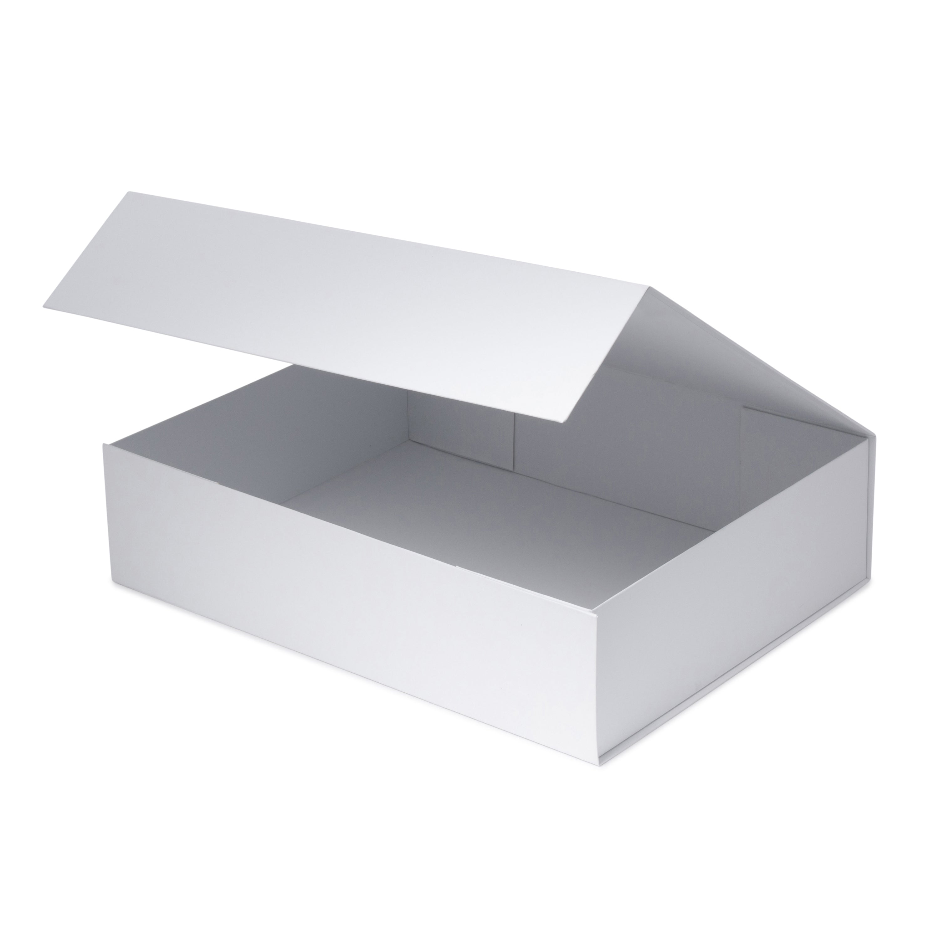 Hamilton Case Box 2 - Matt White Emboss Magnetic Closure