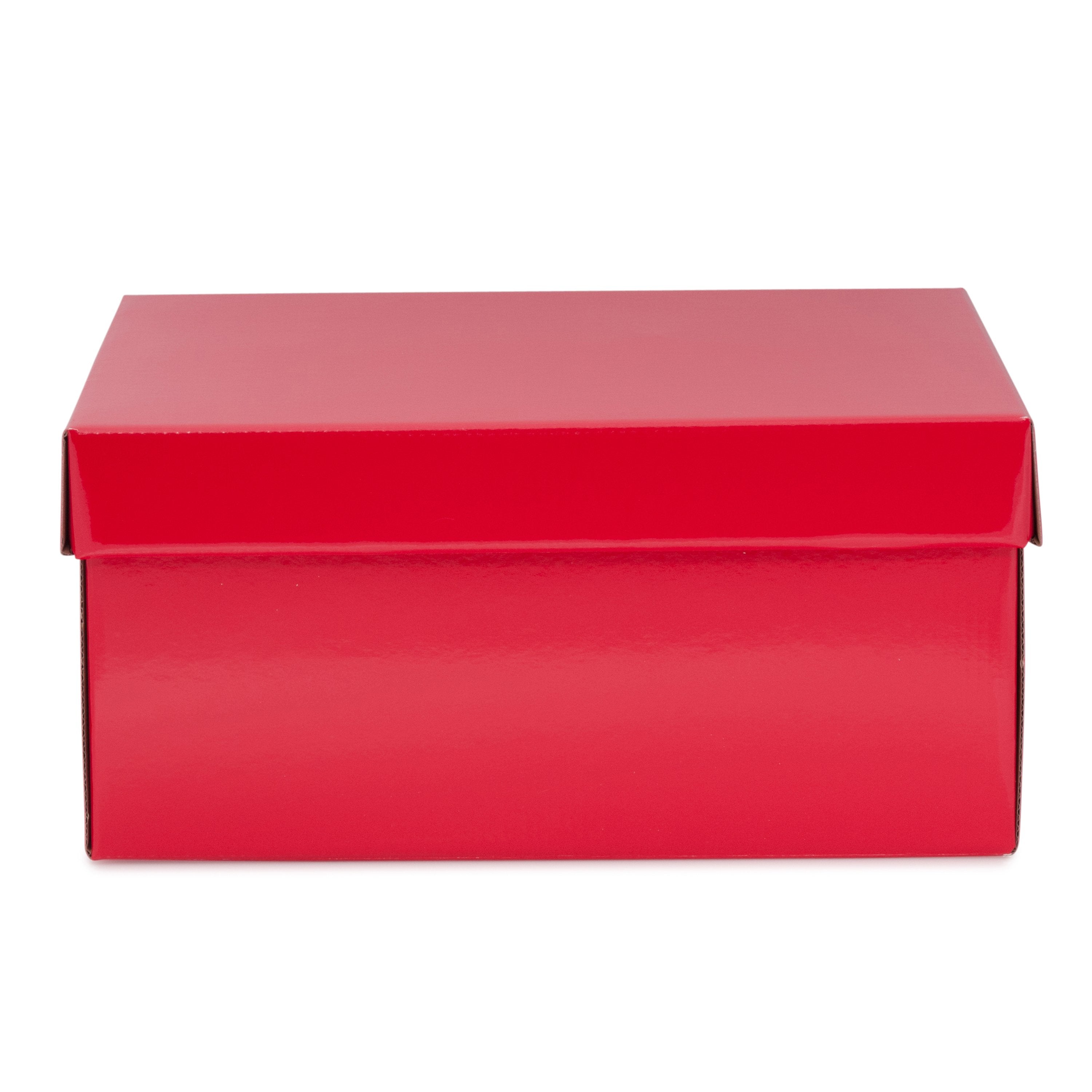 Large Hamper Box - Gloss Red