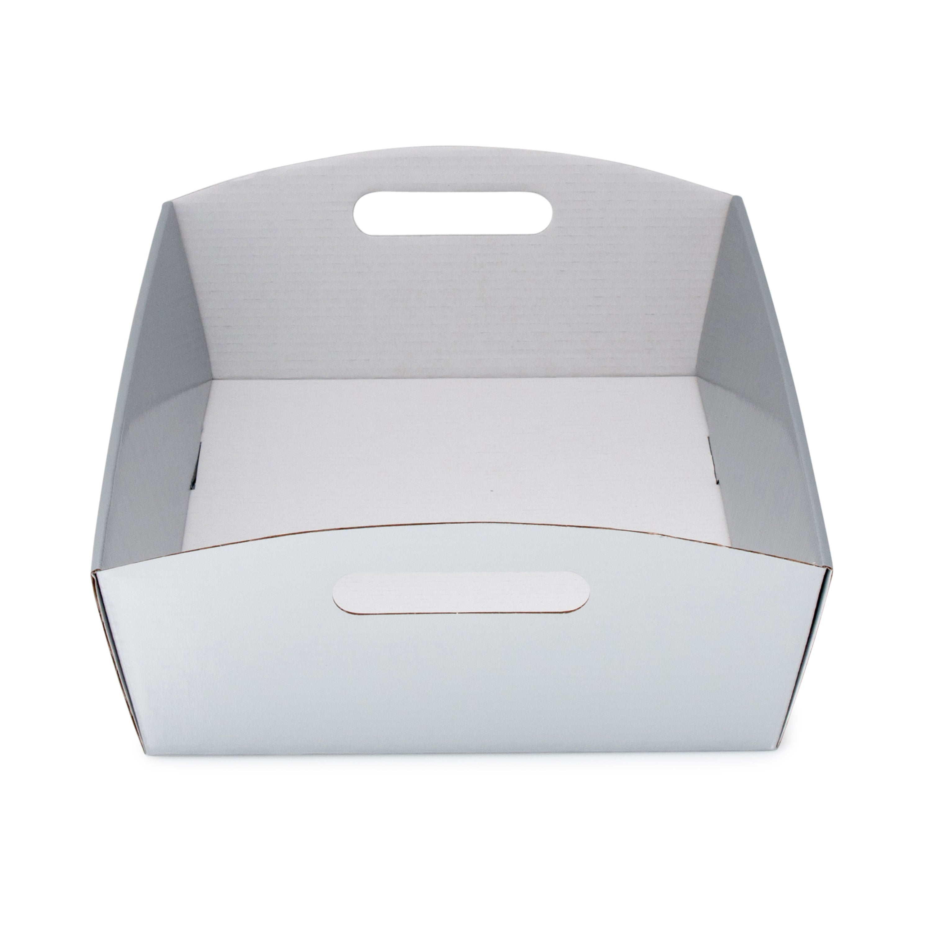 Large Hamper Tray - Gloss Silver