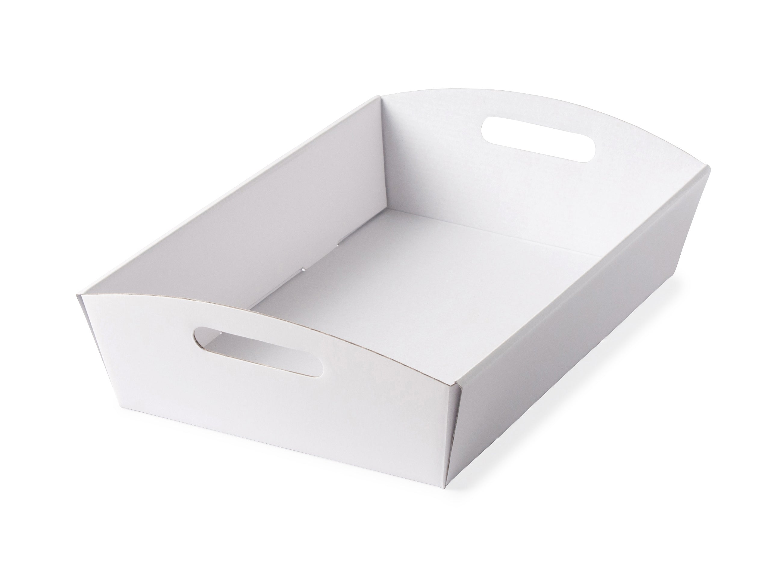Large Hamper Tray - Gloss White - Sample