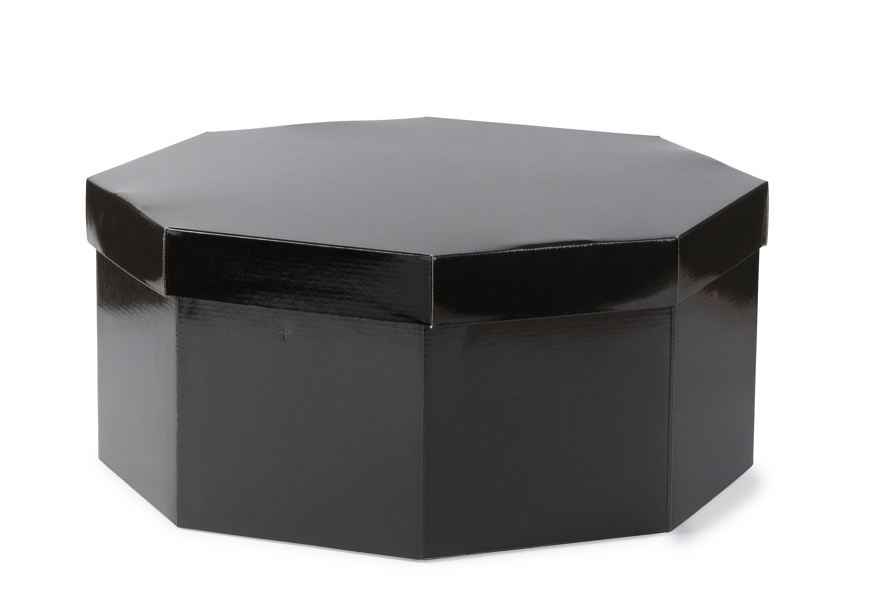 Large Hat Box - Gloss Black