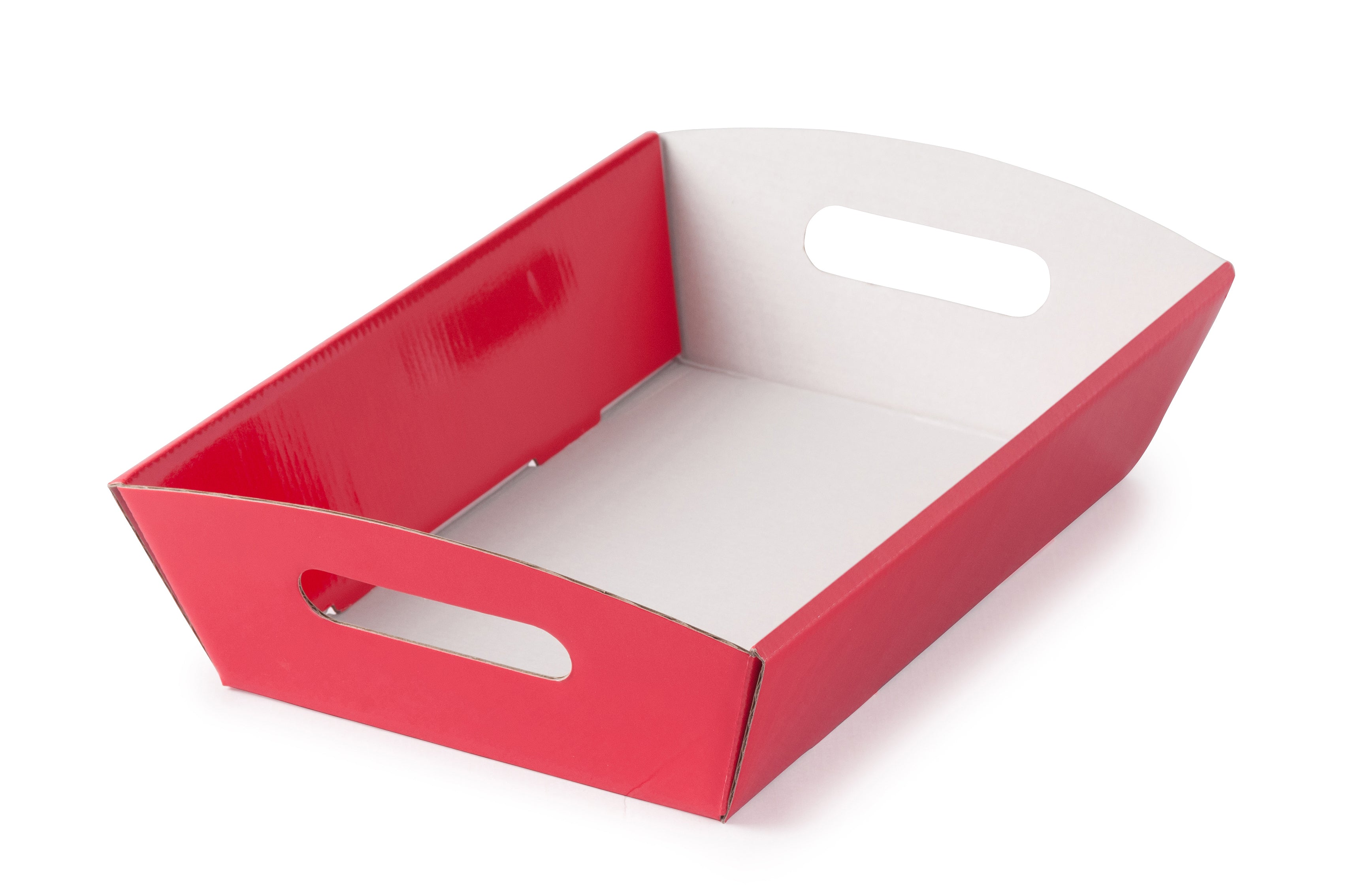 Medium Hamper Tray - Gloss Red