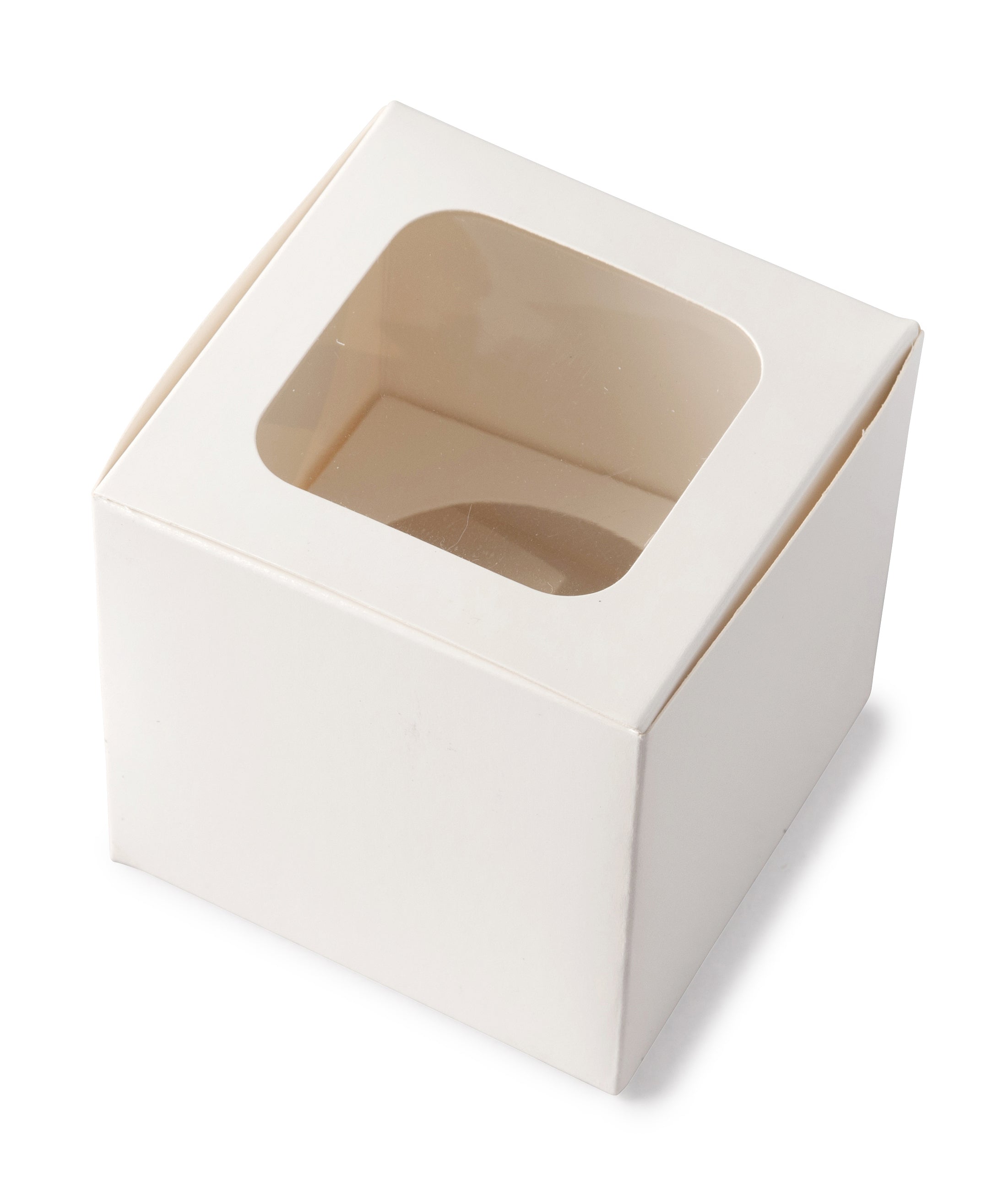 One Cupcake Box - Gloss White