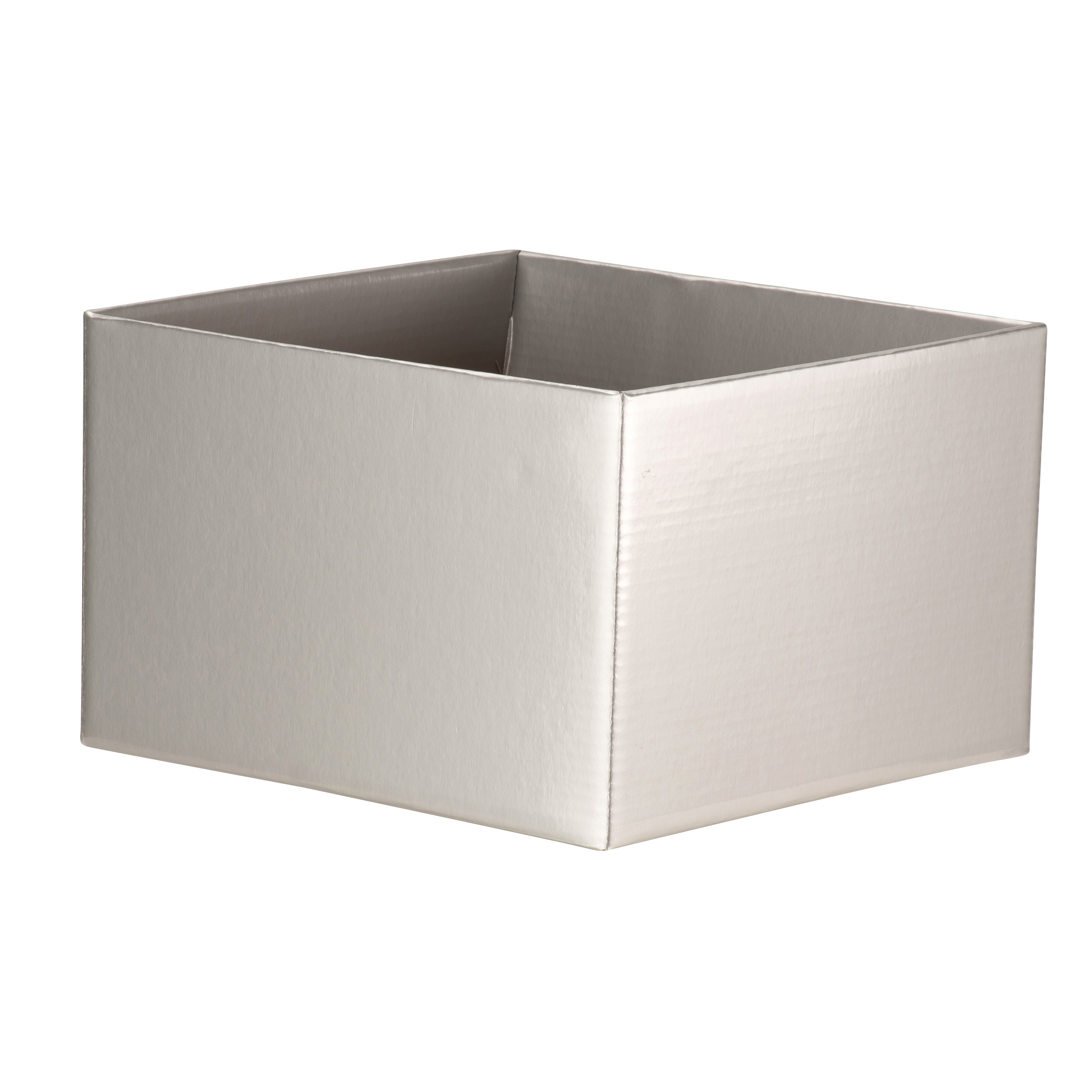 Small Flower Box - Silver