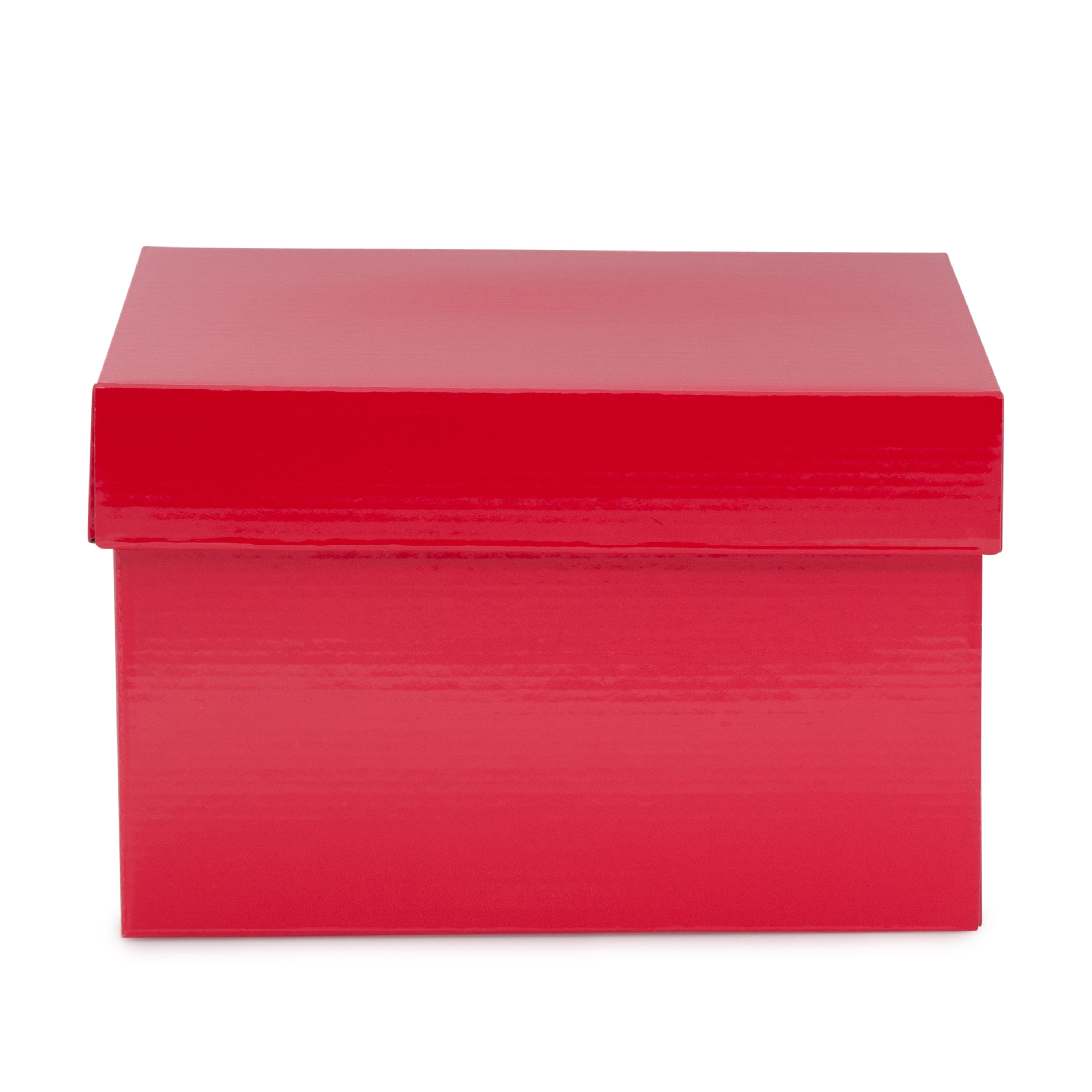 Small Hamper Box - Gloss Red