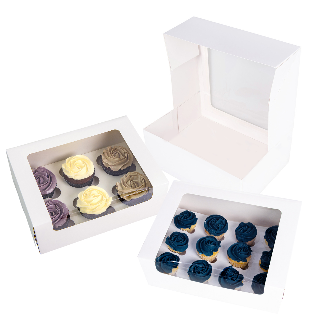 12 Mini Cupcake Box L’Artisan - Gloss White